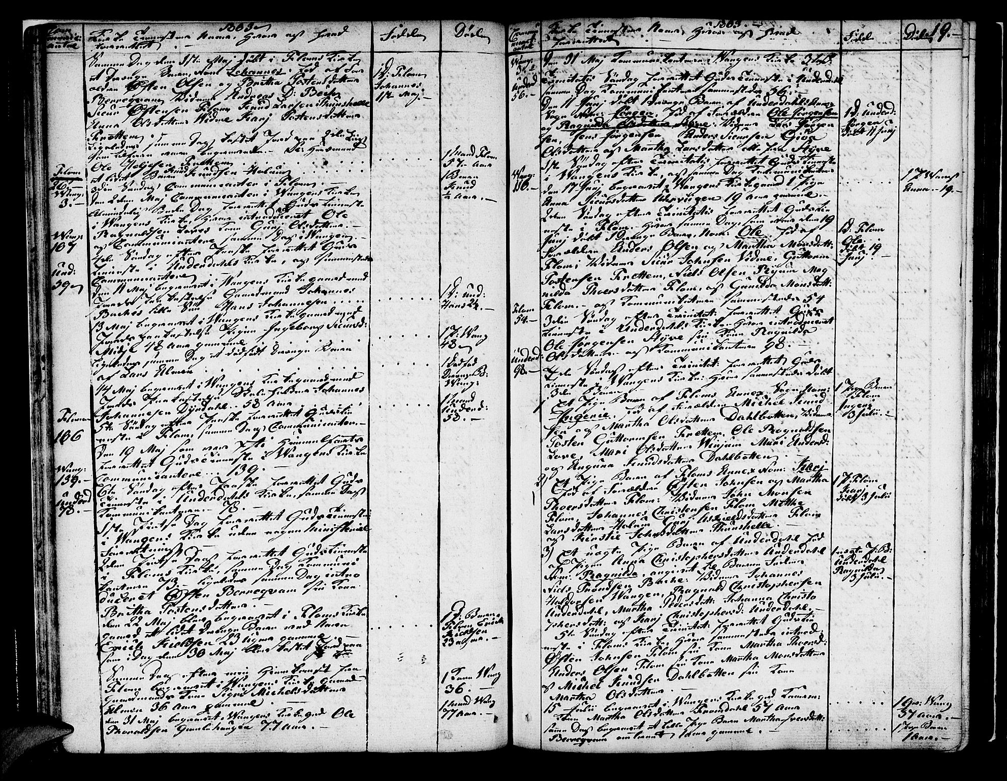 Aurland sokneprestembete, SAB/A-99937/H/Ha/Haa/L0005: Parish register (official) no. A 5, 1801-1821, p. 19