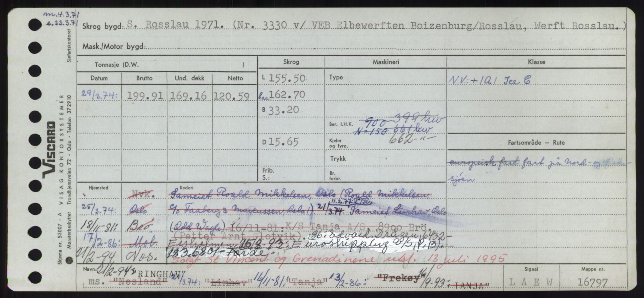 Sjøfartsdirektoratet med forløpere, Skipsmålingen, RA/S-1627/H/Hd/L0030: Fartøy, Q-Riv, p. 565