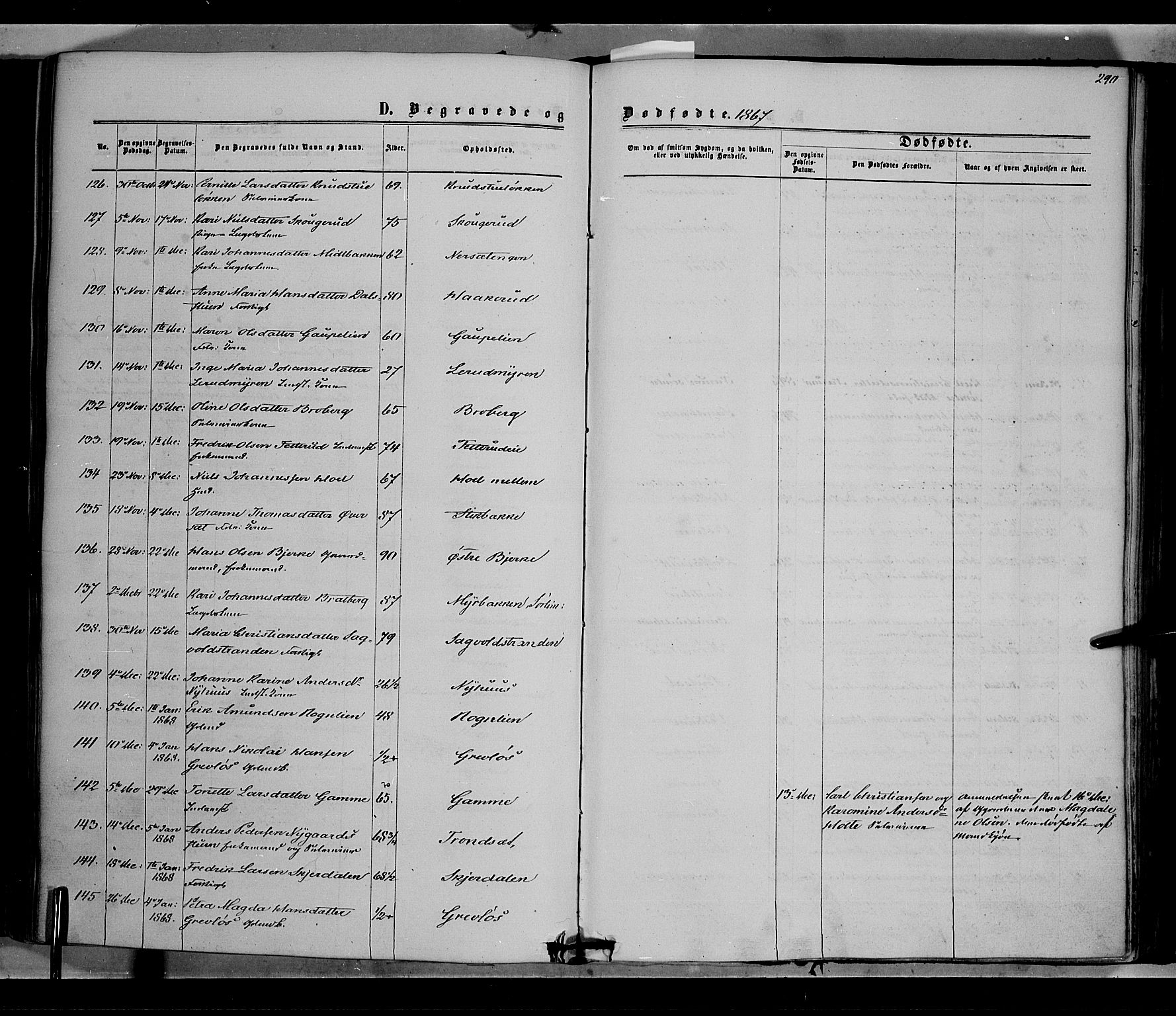 Vestre Toten prestekontor, SAH/PREST-108/H/Ha/Haa/L0007: Parish register (official) no. 7, 1862-1869, p. 290