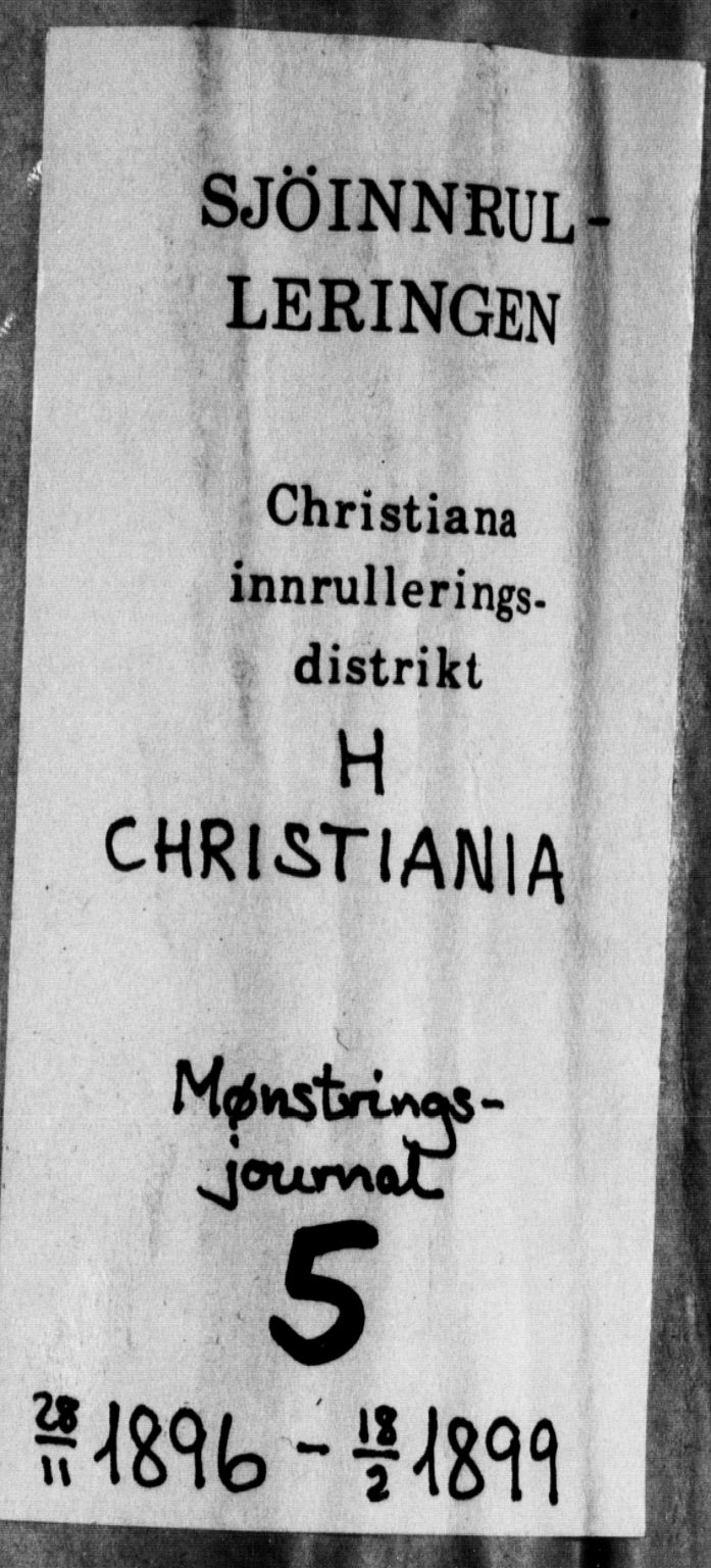 Oslo mønstringskontor, AV/SAO-A-10569g/G/Ga/L0005: Mønstringsjournal, 1896-1899, p. 1