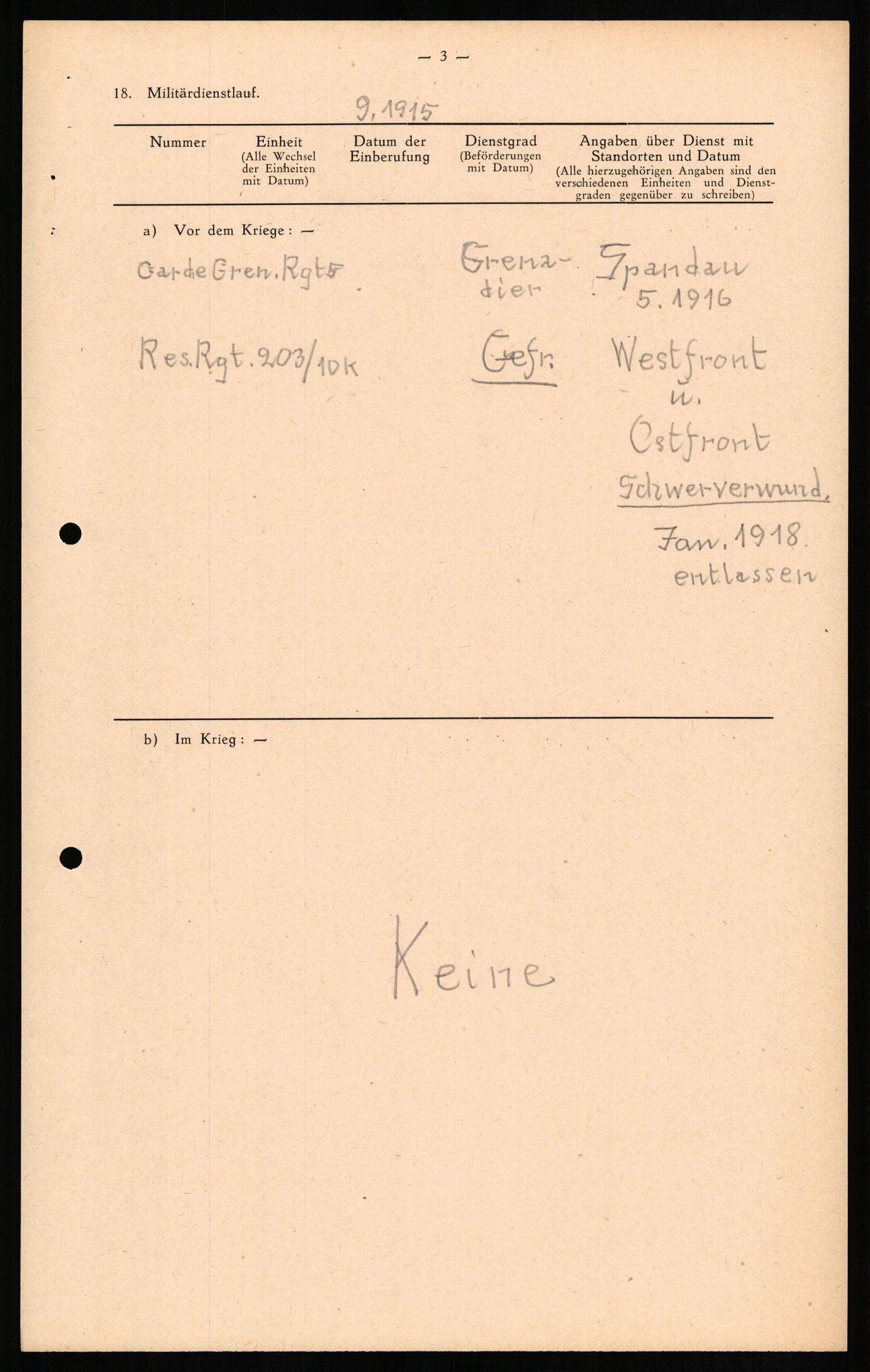 Forsvaret, Forsvarets overkommando II, AV/RA-RAFA-3915/D/Db/L0013: CI Questionaires. Tyske okkupasjonsstyrker i Norge. Tyskere., 1945-1946, p. 128