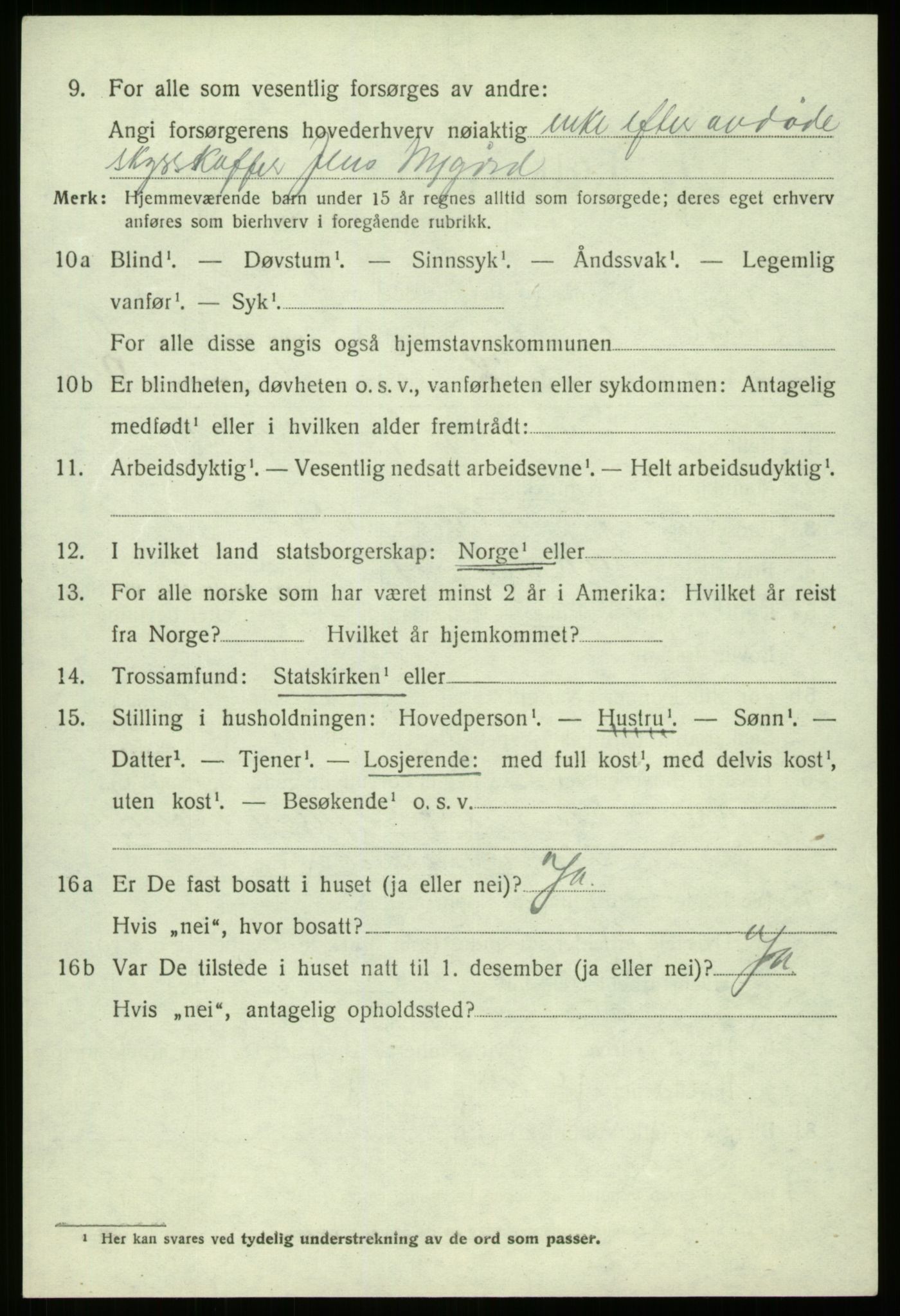 SAB, 1920 census for Eid, 1920, p. 5097