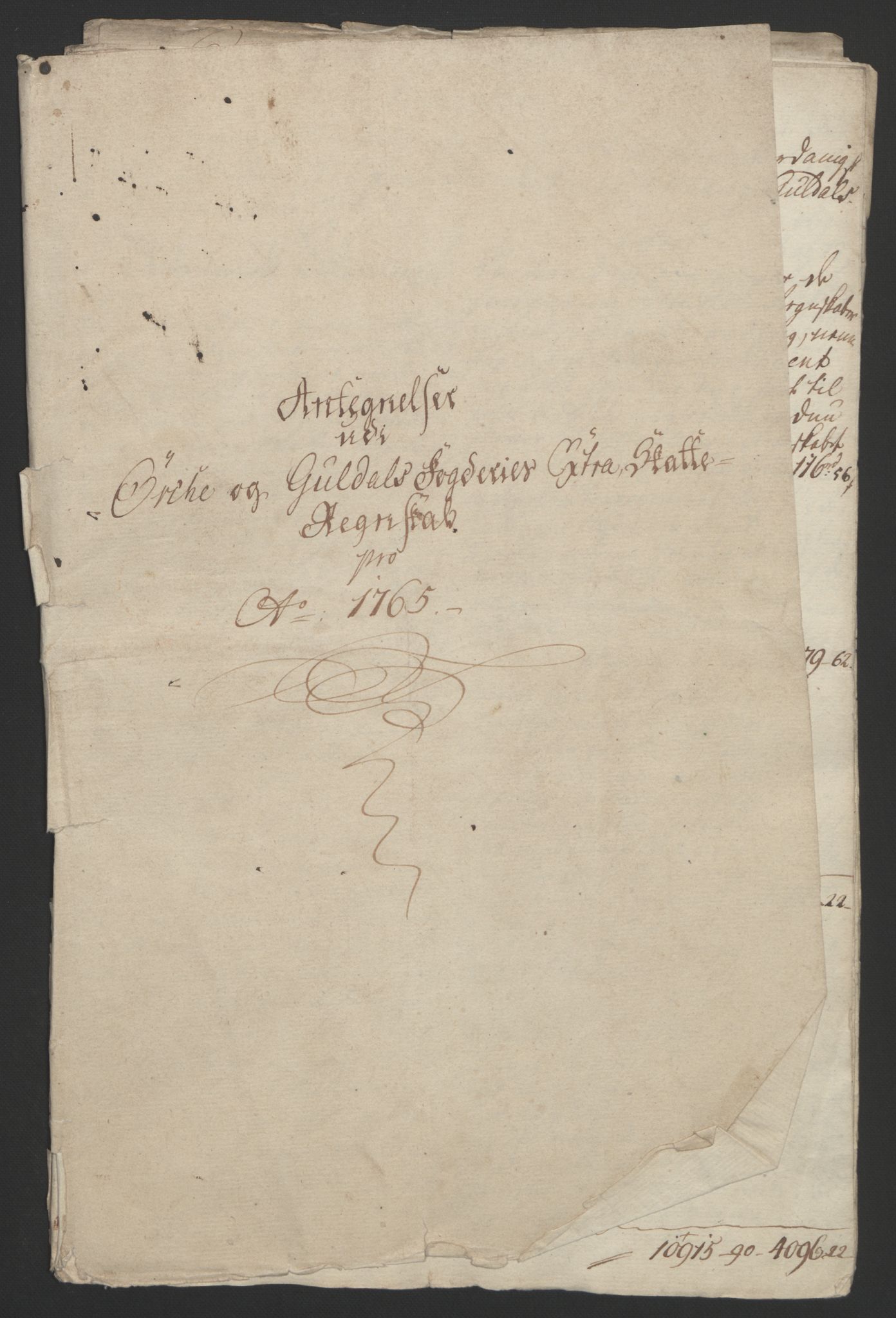 Rentekammeret inntil 1814, Reviderte regnskaper, Fogderegnskap, RA/EA-4092/R60/L4094: Ekstraskatten Orkdal og Gauldal, 1762-1765, p. 289