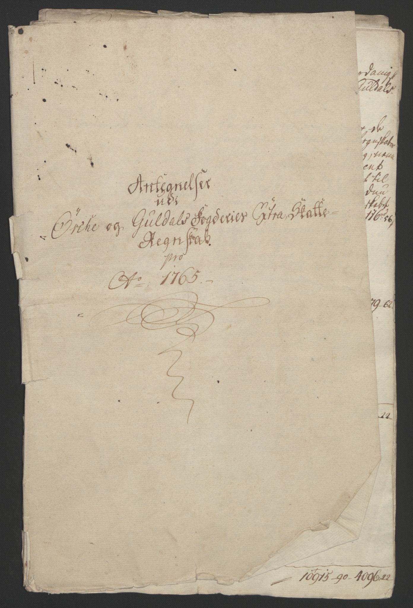 Rentekammeret inntil 1814, Reviderte regnskaper, Fogderegnskap, AV/RA-EA-4092/R60/L4094: Ekstraskatten Orkdal og Gauldal, 1762-1765, p. 289