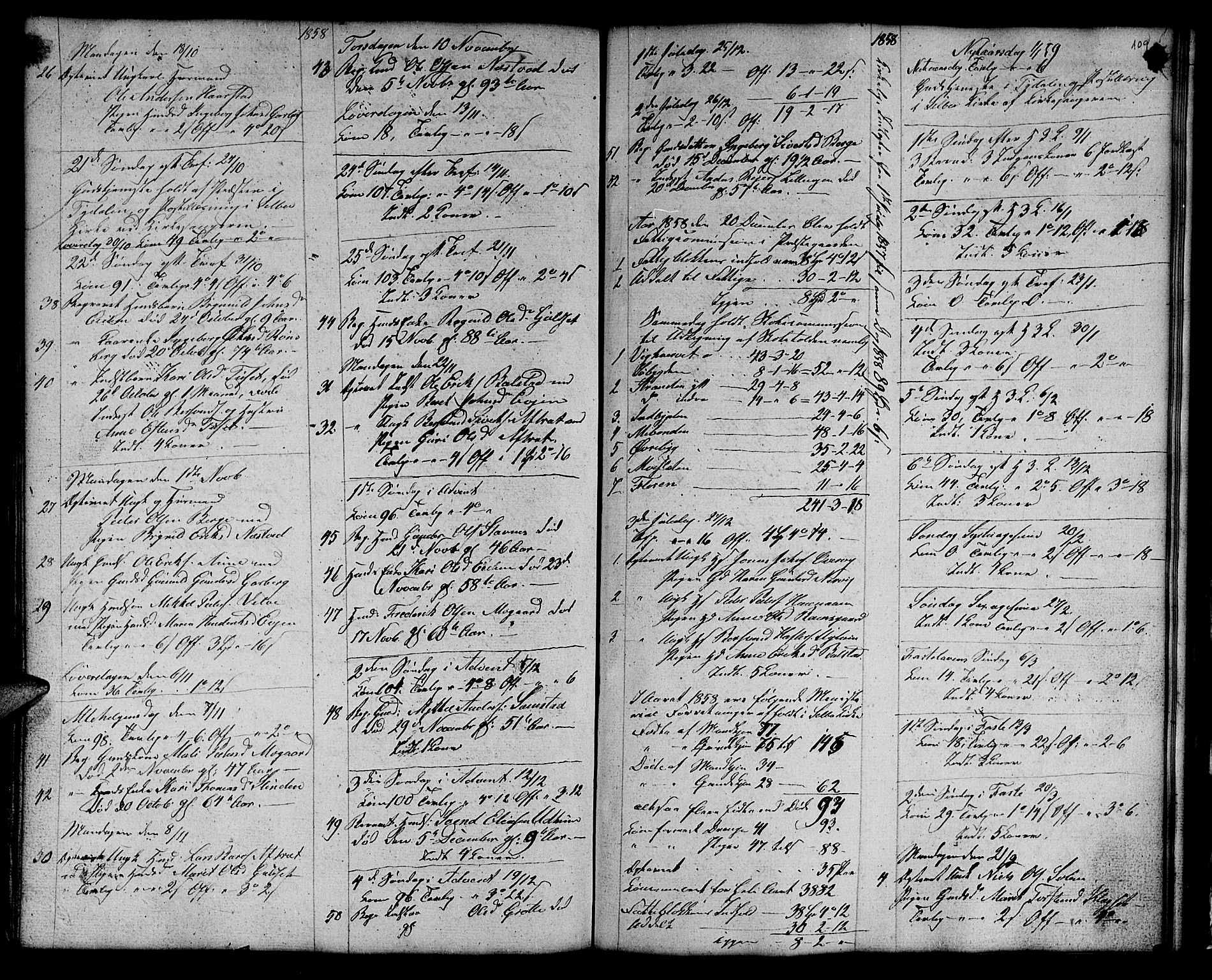 Ministerialprotokoller, klokkerbøker og fødselsregistre - Sør-Trøndelag, SAT/A-1456/695/L1154: Parish register (copy) no. 695C05, 1842-1858, p. 109