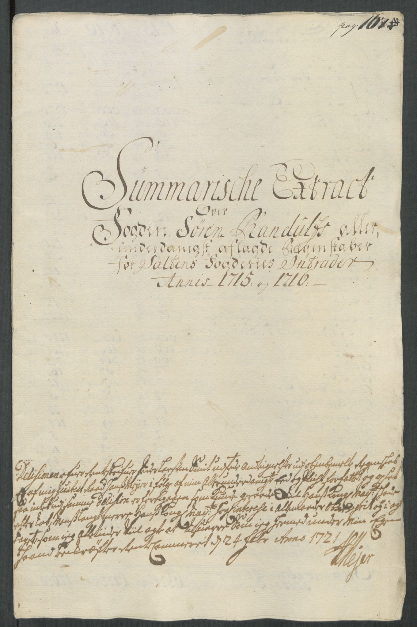 Rentekammeret inntil 1814, Reviderte regnskaper, Fogderegnskap, AV/RA-EA-4092/R66/L4586: Fogderegnskap Salten, 1716, p. 19