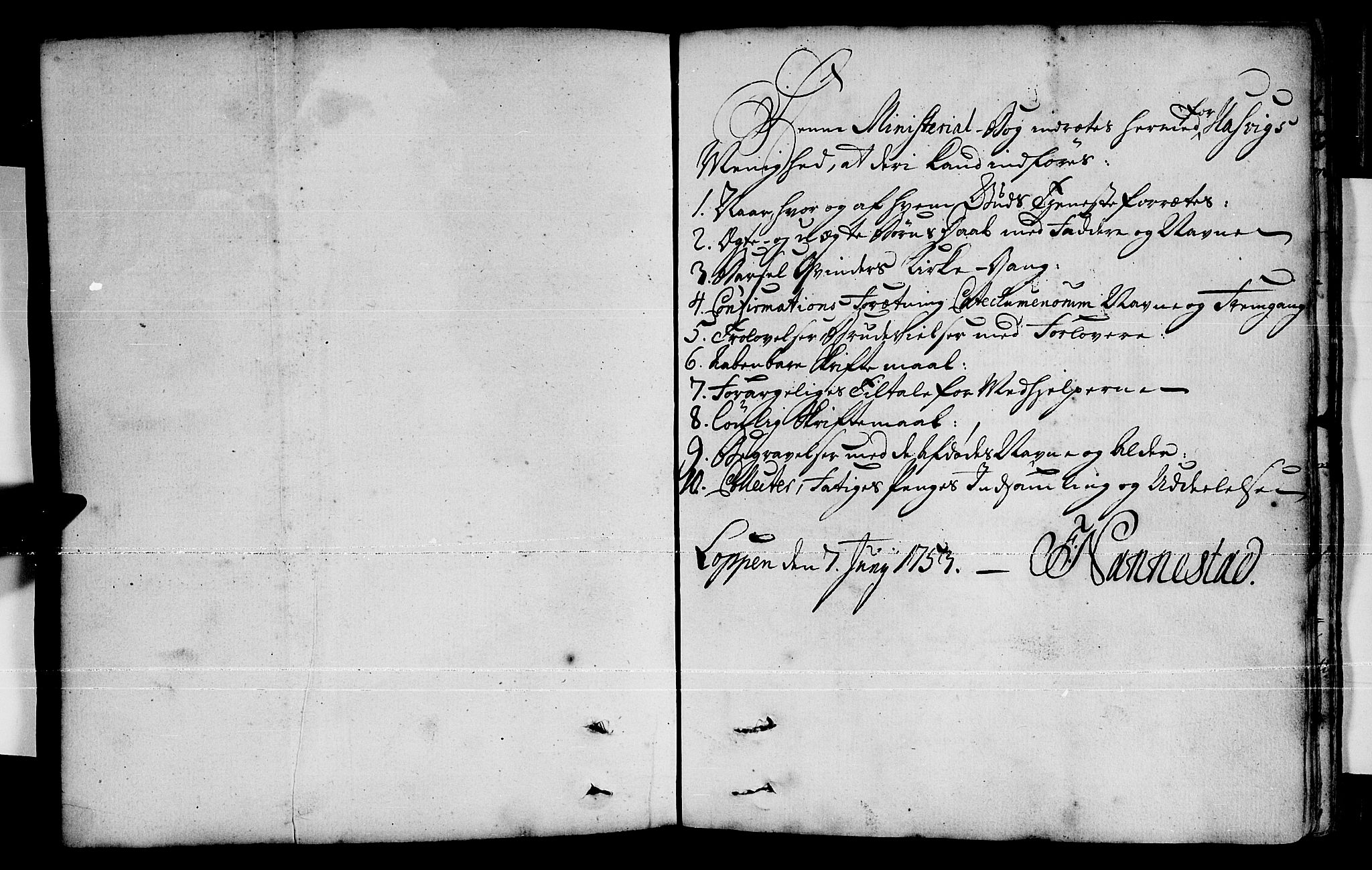 Loppa sokneprestkontor, AV/SATØ-S-1339/H/Ha/L0001kirke: Parish register (official) no. 1 /2, 1753-1784