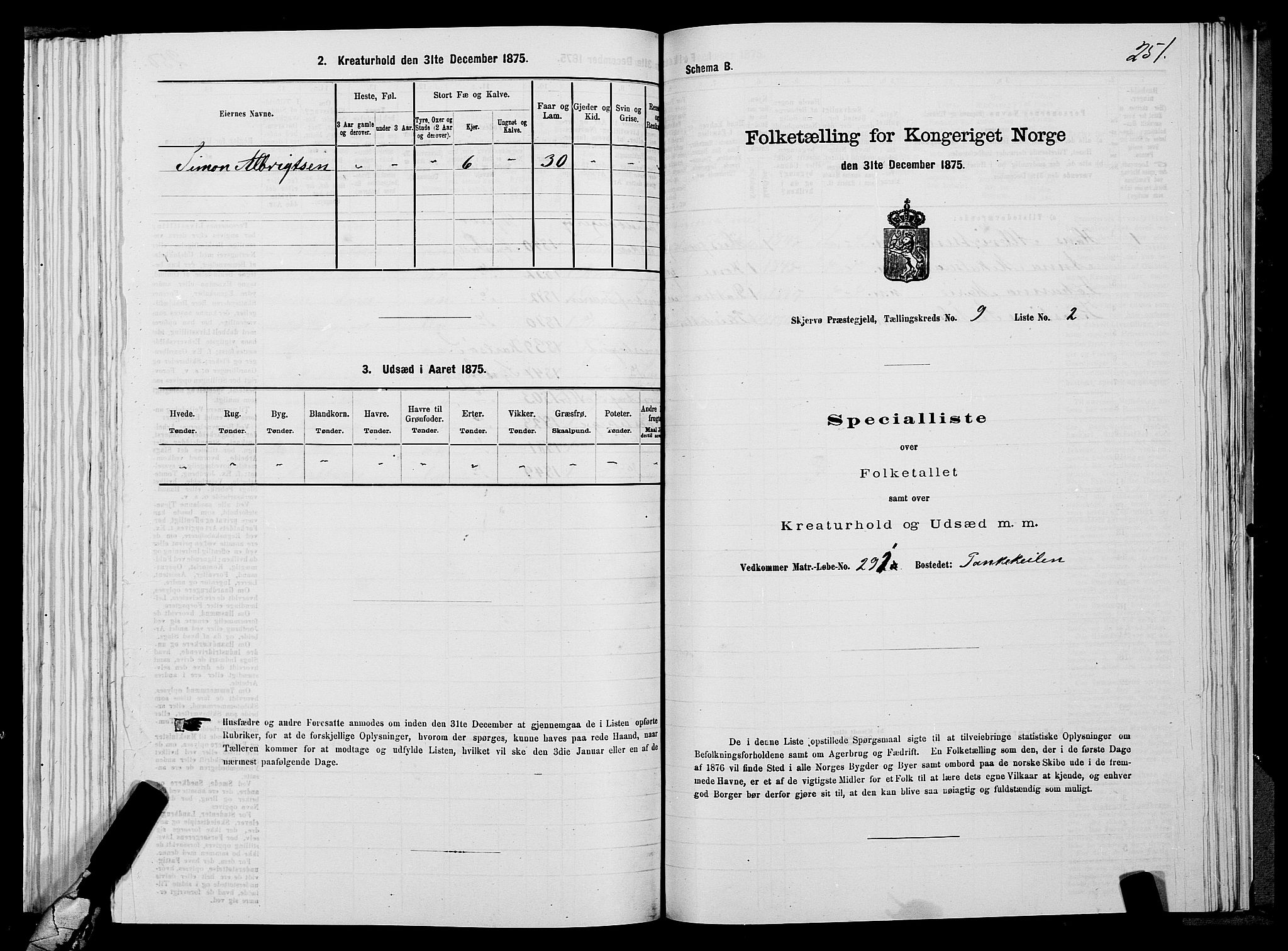 SATØ, 1875 census for 1941P Skjervøy, 1875, p. 6251