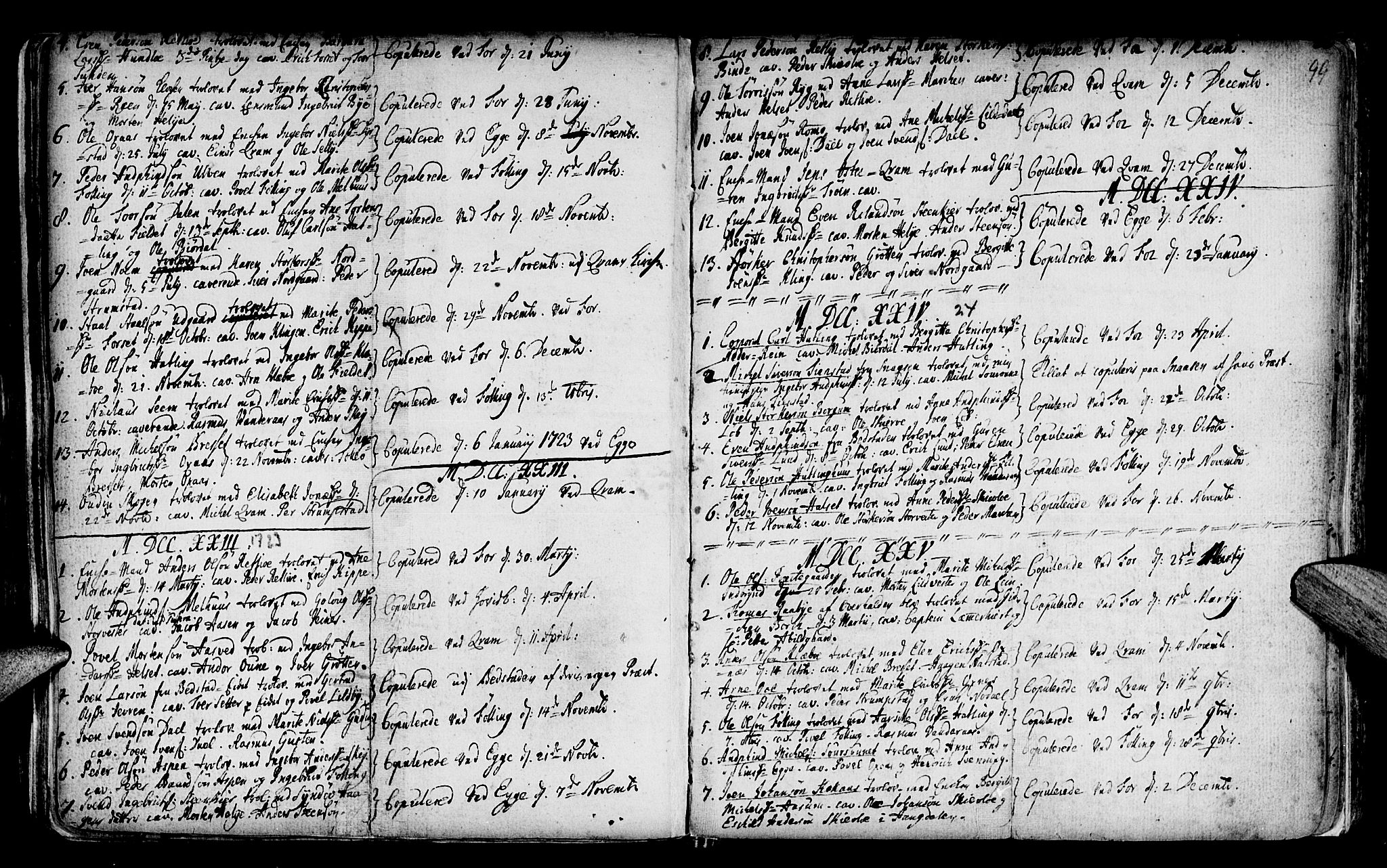 Ministerialprotokoller, klokkerbøker og fødselsregistre - Nord-Trøndelag, SAT/A-1458/746/L0439: Parish register (official) no. 746A01, 1688-1759, p. 99