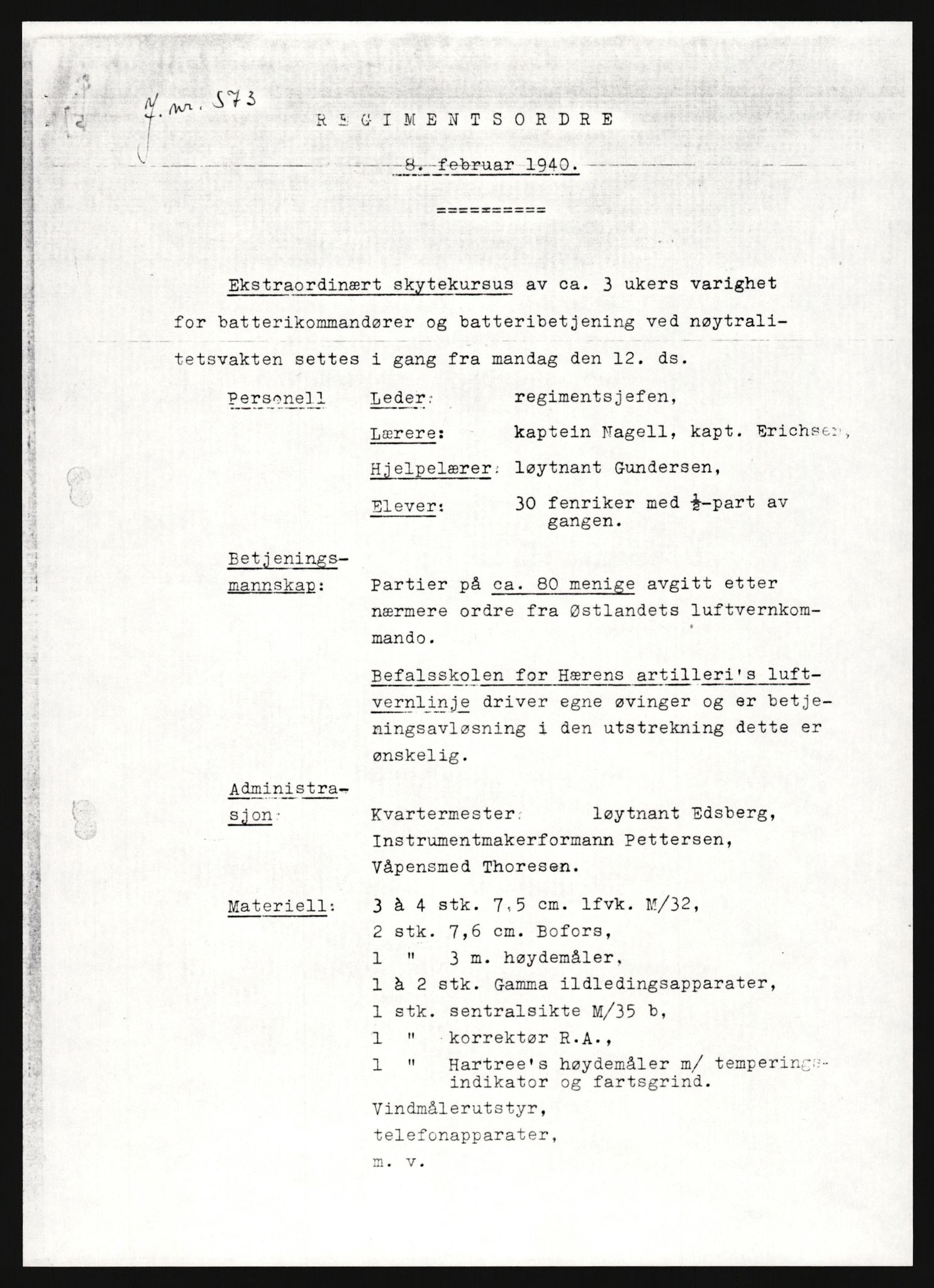 Forsvaret, Forsvarets krigshistoriske avdeling, AV/RA-RAFA-2017/Y/Yb/L0162: II-C-11-828  -  Luftvernet, 1940, p. 1015