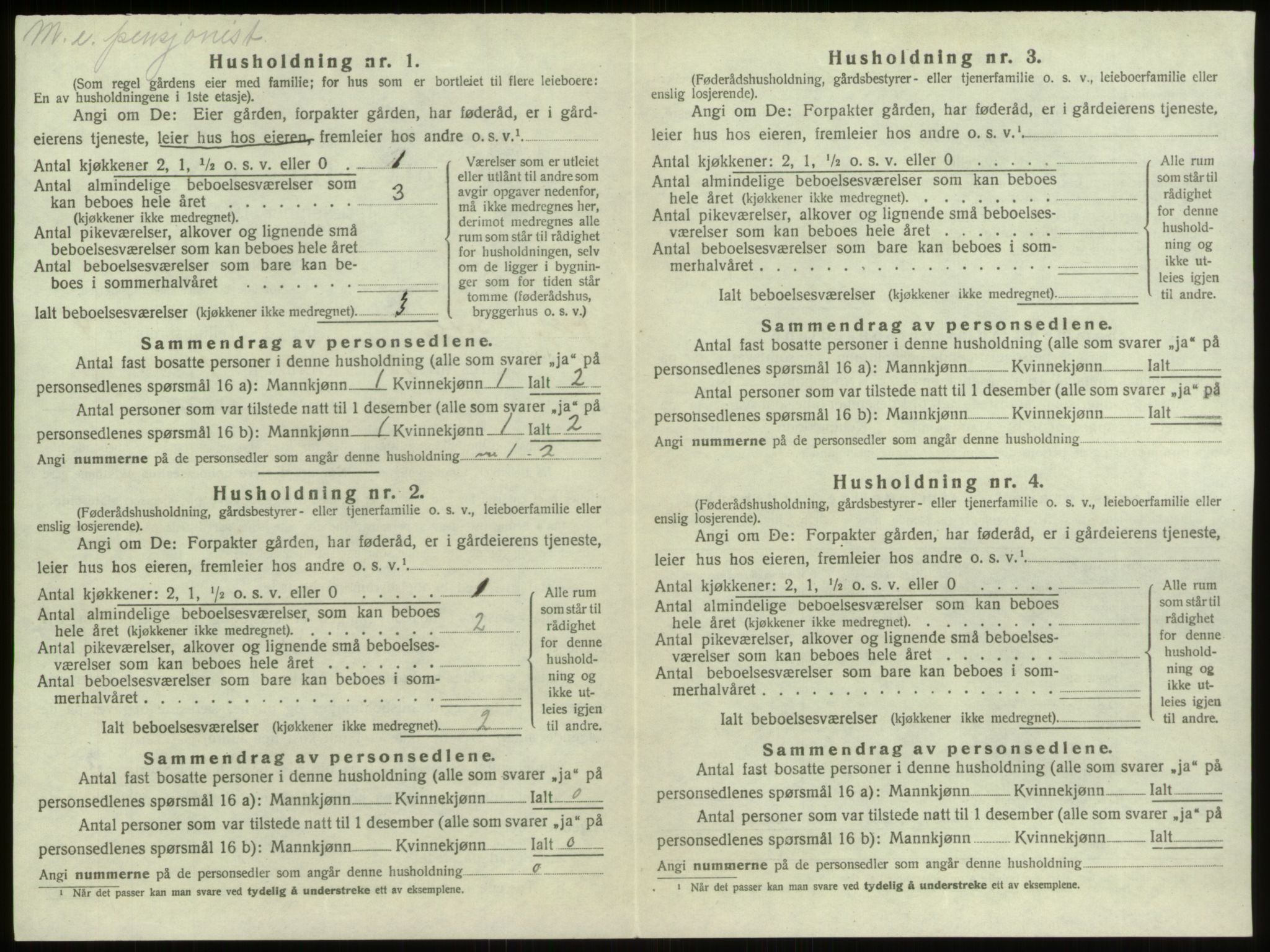 SAO, 1920 census for Borge, 1920, p. 847