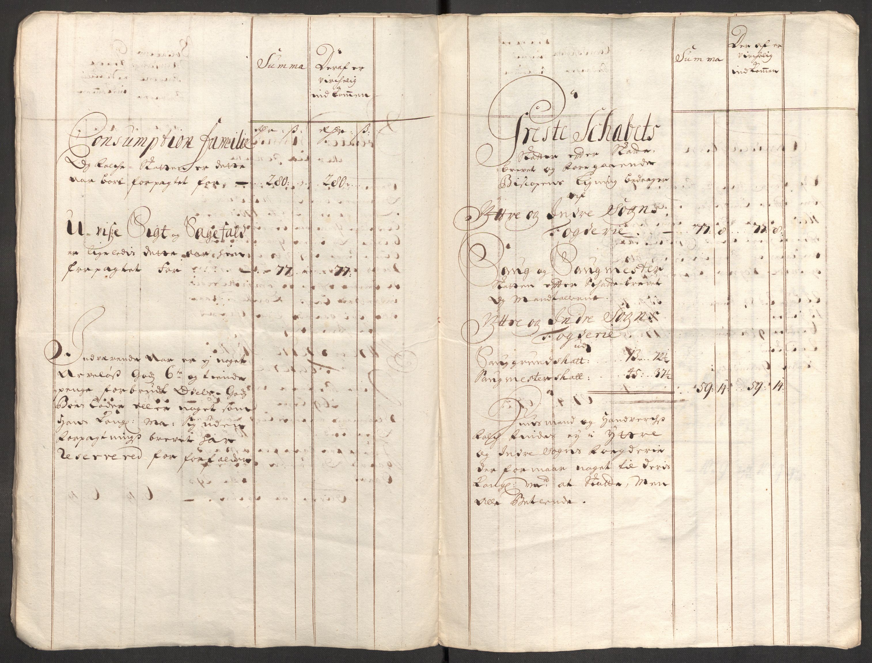 Rentekammeret inntil 1814, Reviderte regnskaper, Fogderegnskap, AV/RA-EA-4092/R52/L3314: Fogderegnskap Sogn, 1705-1707, p. 434