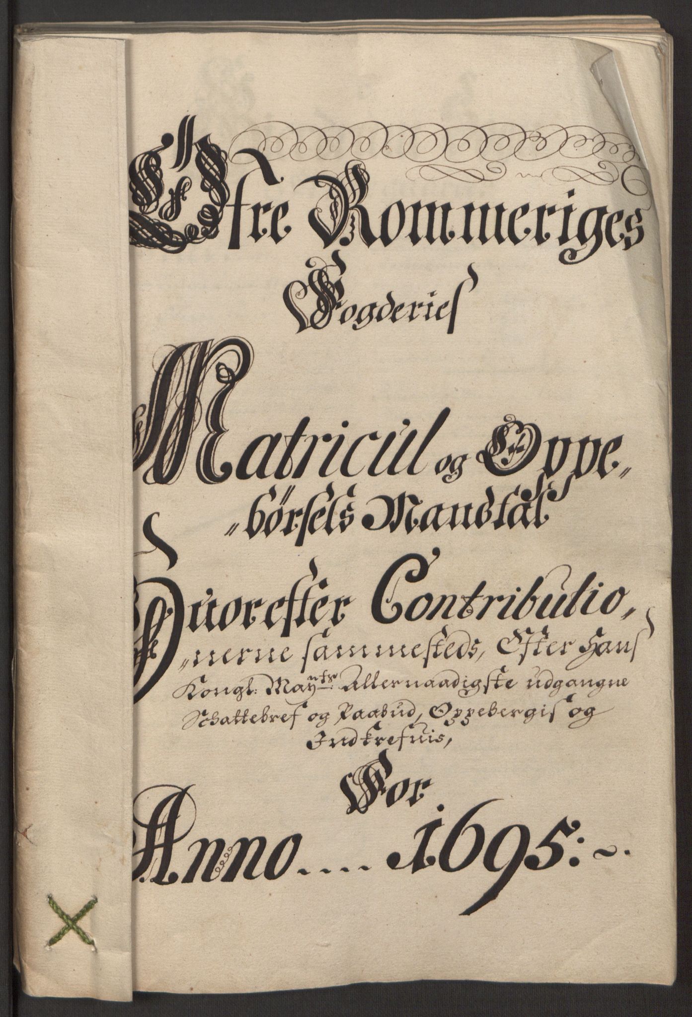 Rentekammeret inntil 1814, Reviderte regnskaper, Fogderegnskap, AV/RA-EA-4092/R12/L0707: Fogderegnskap Øvre Romerike, 1695, p. 82