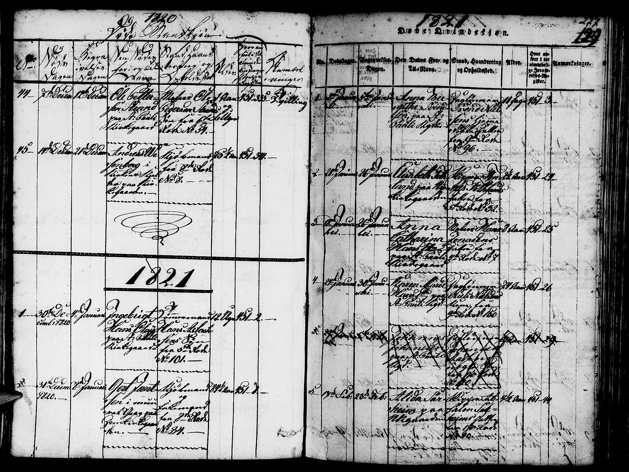 Nykirken Sokneprestembete, SAB/A-77101/H/Hab/L0003: Parish register (copy) no. A 4, 1816-1821, p. 227