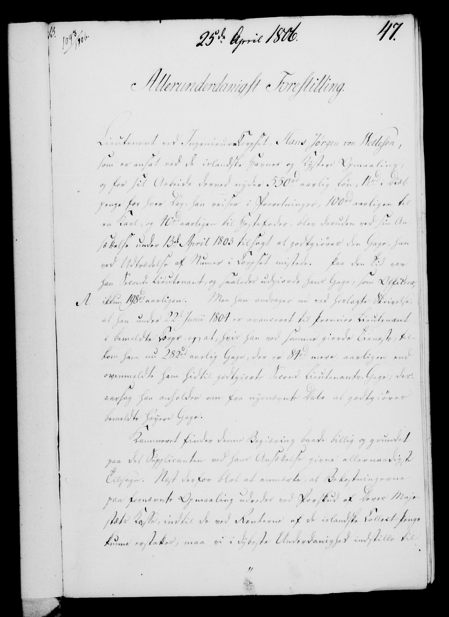 Rentekammeret, Kammerkanselliet, RA/EA-3111/G/Gf/Gfa/L0088: Norsk relasjons- og resolusjonsprotokoll (merket RK 52.88), 1806, p. 284