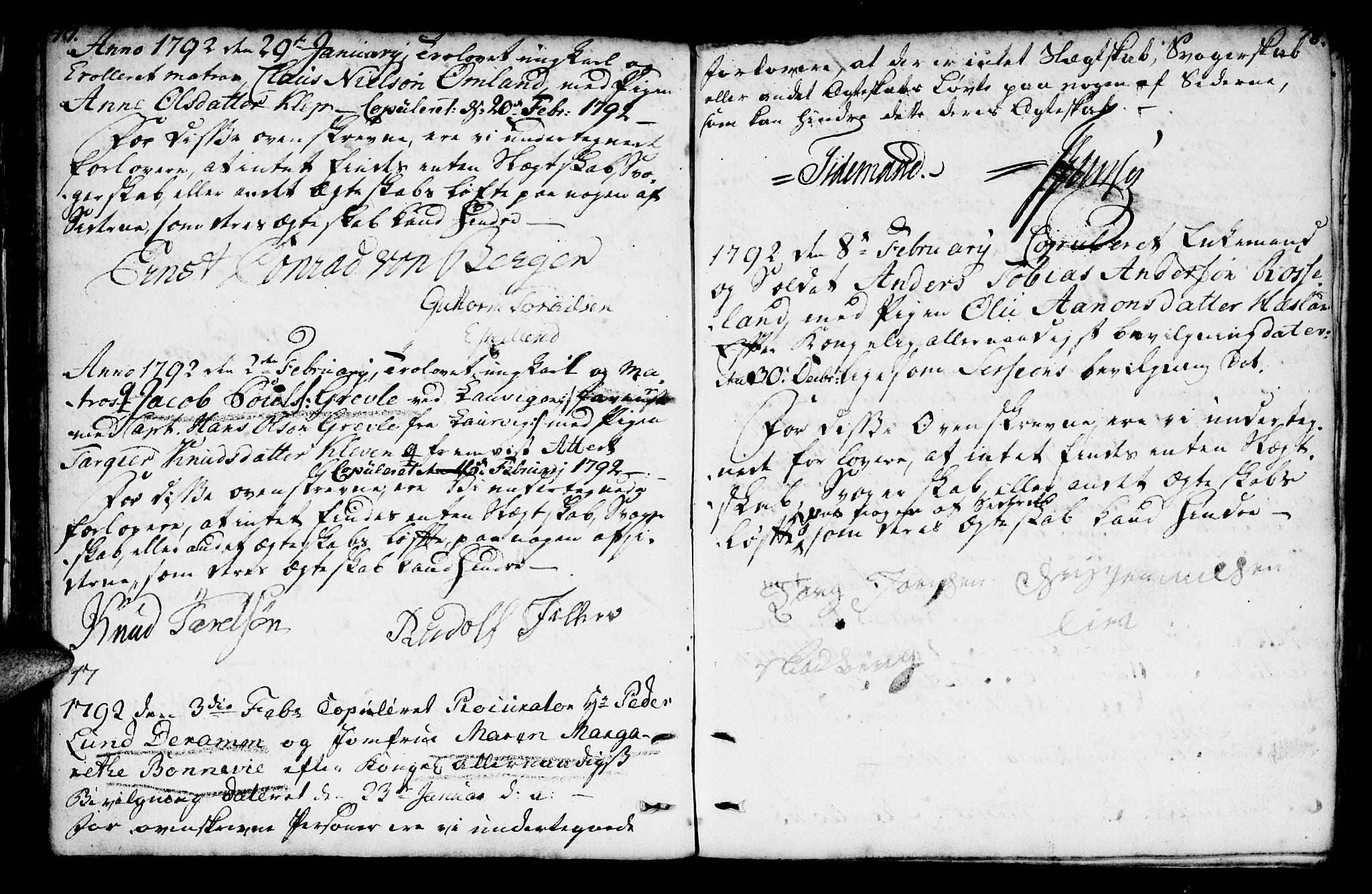 Mandal sokneprestkontor, AV/SAK-1111-0030/F/Fa/Faa/L0007: Parish register (official) no. A 7, 1783-1818, p. 77-78