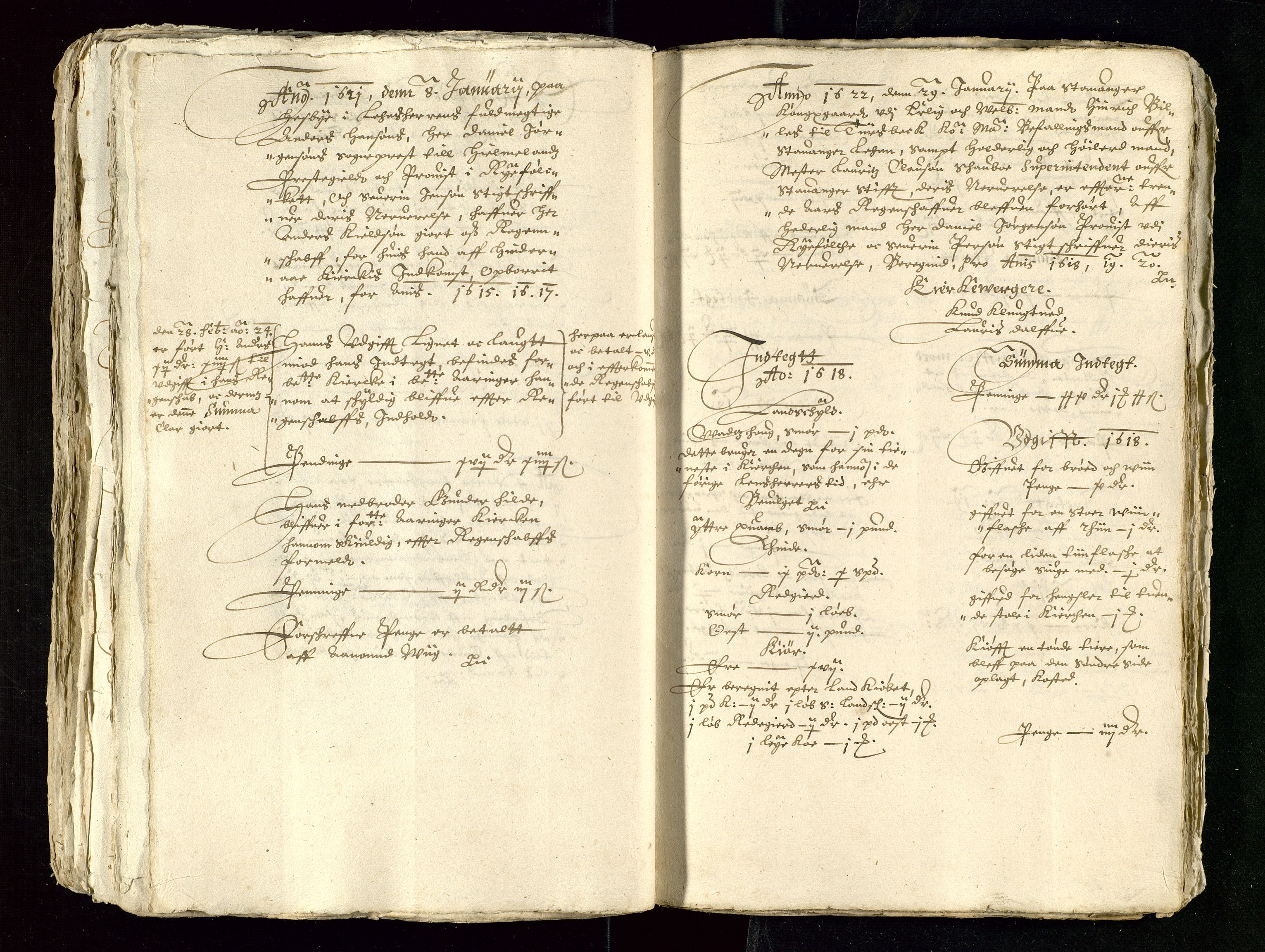 Stavanger len, AV/SAST-A-101870/Ob/L0018: Kirkeregnskaper, 1613-1632, p. 99