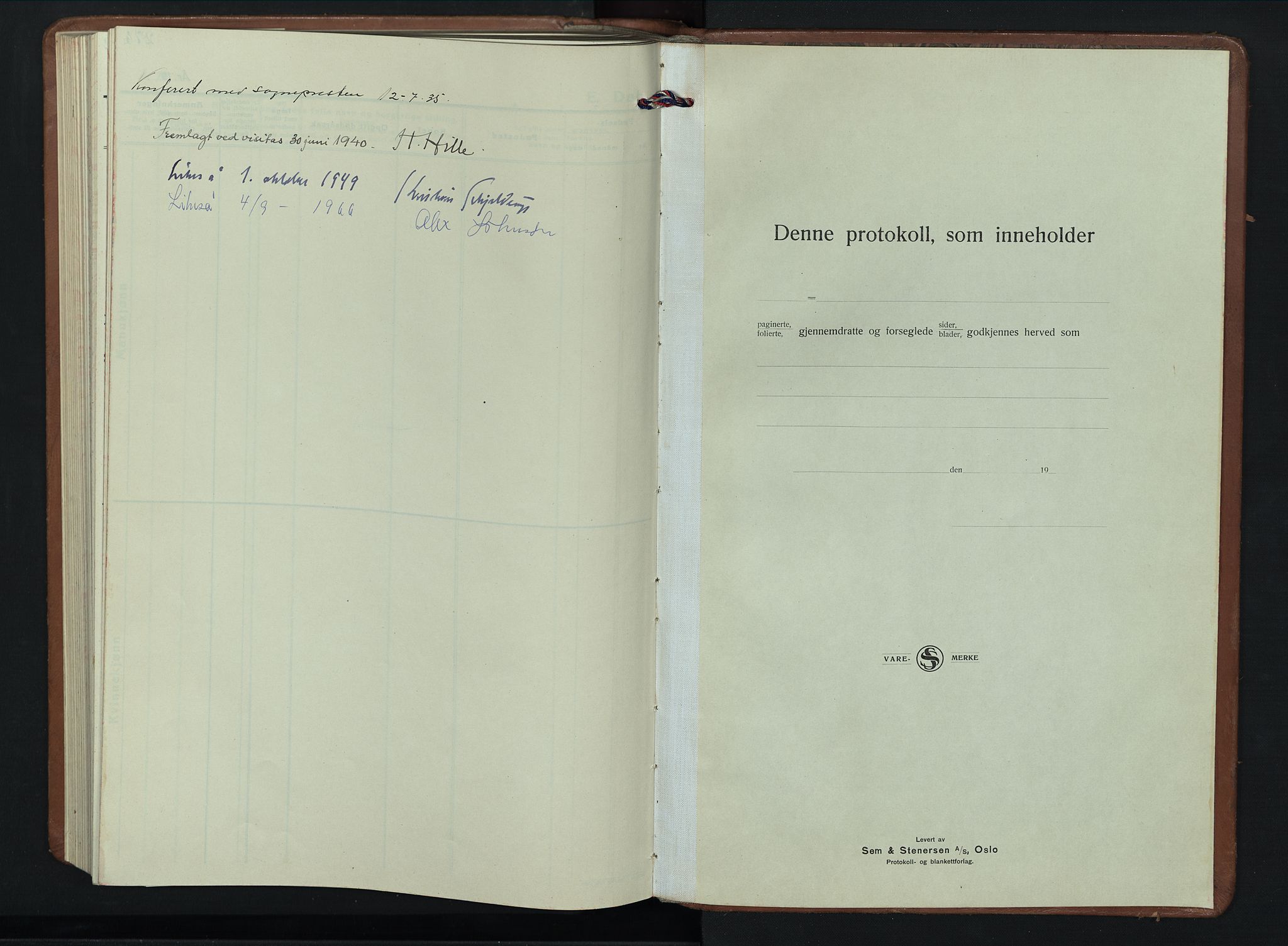 Dovre prestekontor, SAH/PREST-066/H/Ha/Hab/L0004: Parish register (copy) no. 4, 1926-1949