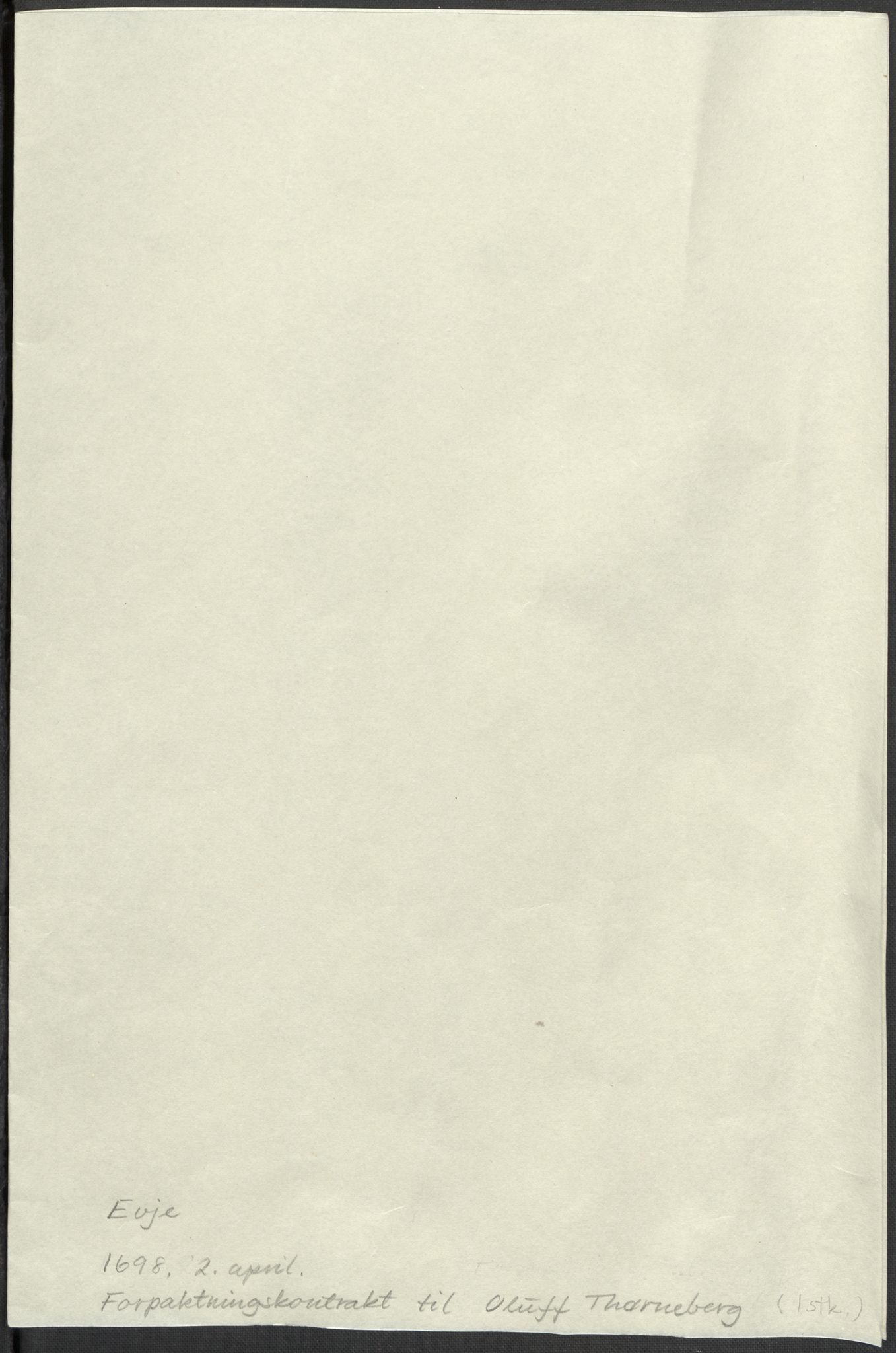 Riksarkivets diplomsamling, RA/EA-5965/F12/L0004: Pk. 7 (I), 1490-1729, p. 80