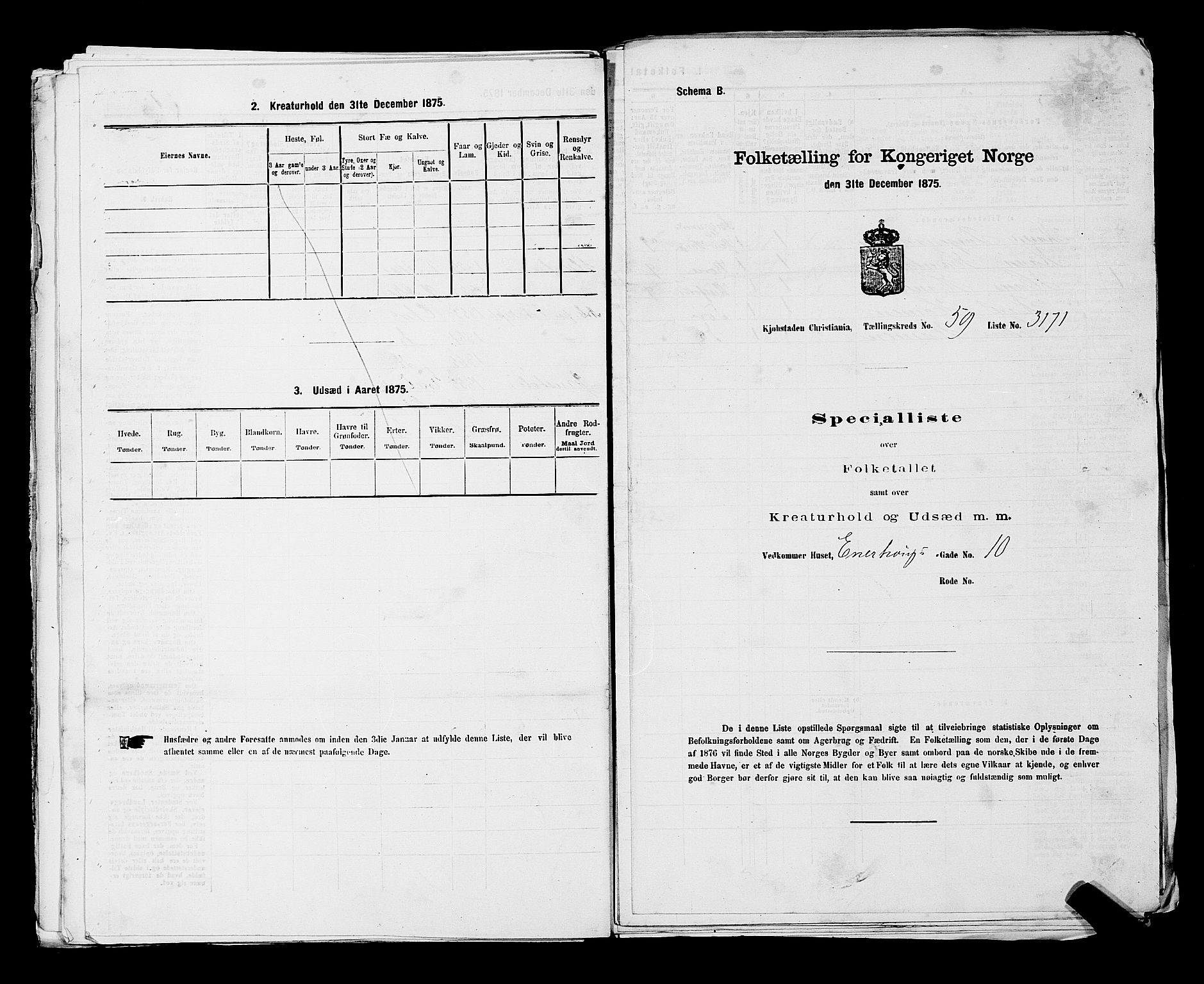 RA, 1875 census for 0301 Kristiania, 1875, p. 8778