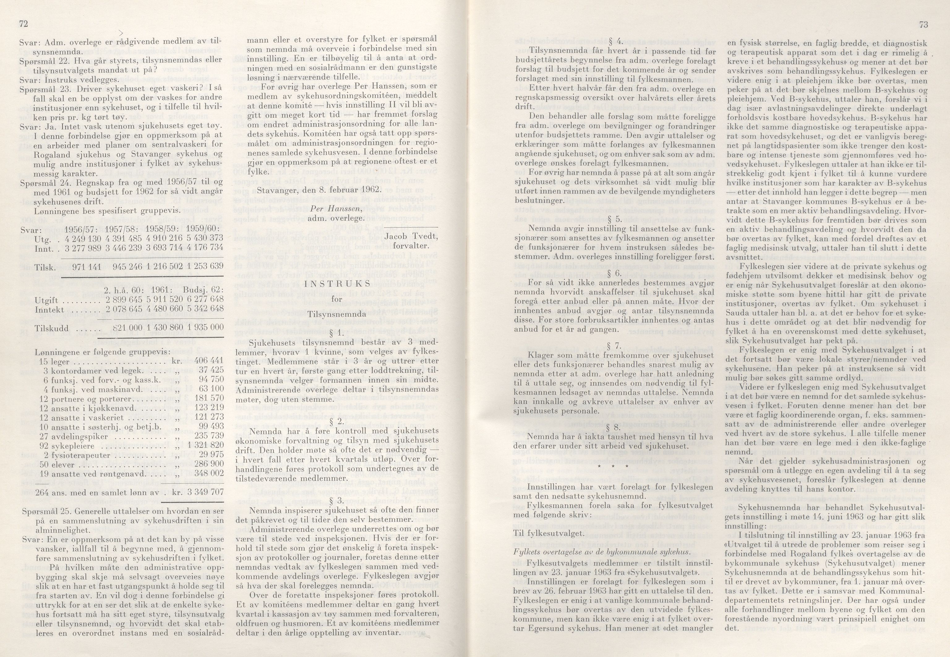 Rogaland fylkeskommune - Fylkesrådmannen , IKAR/A-900/A/Aa/Aaa/L0083: Møtebok , 1963, p. 72-73