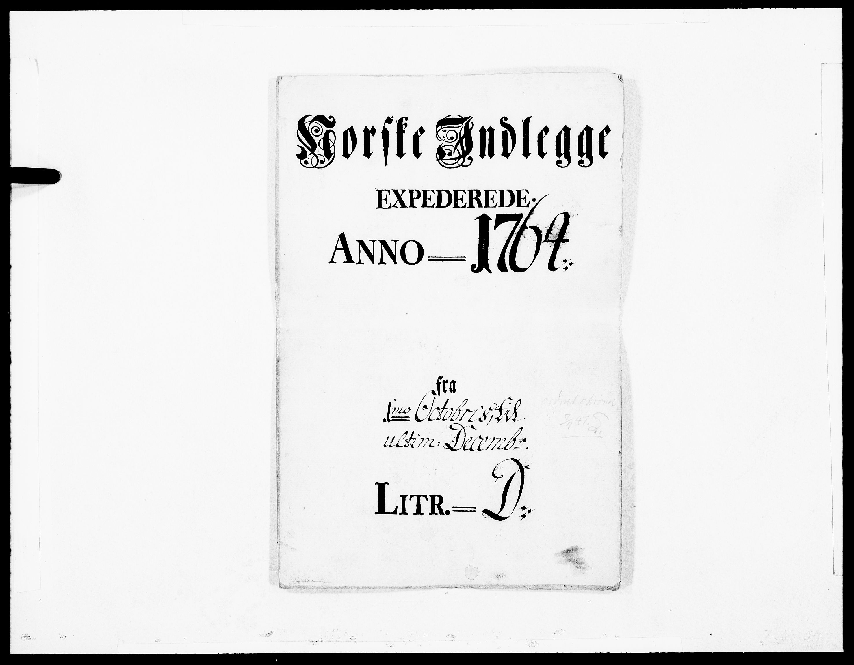 Danske Kanselli 1572-1799, AV/RA-EA-3023/F/Fc/Fcc/Fcca/L0189: Norske innlegg 1572-1799, 1764, p. 216