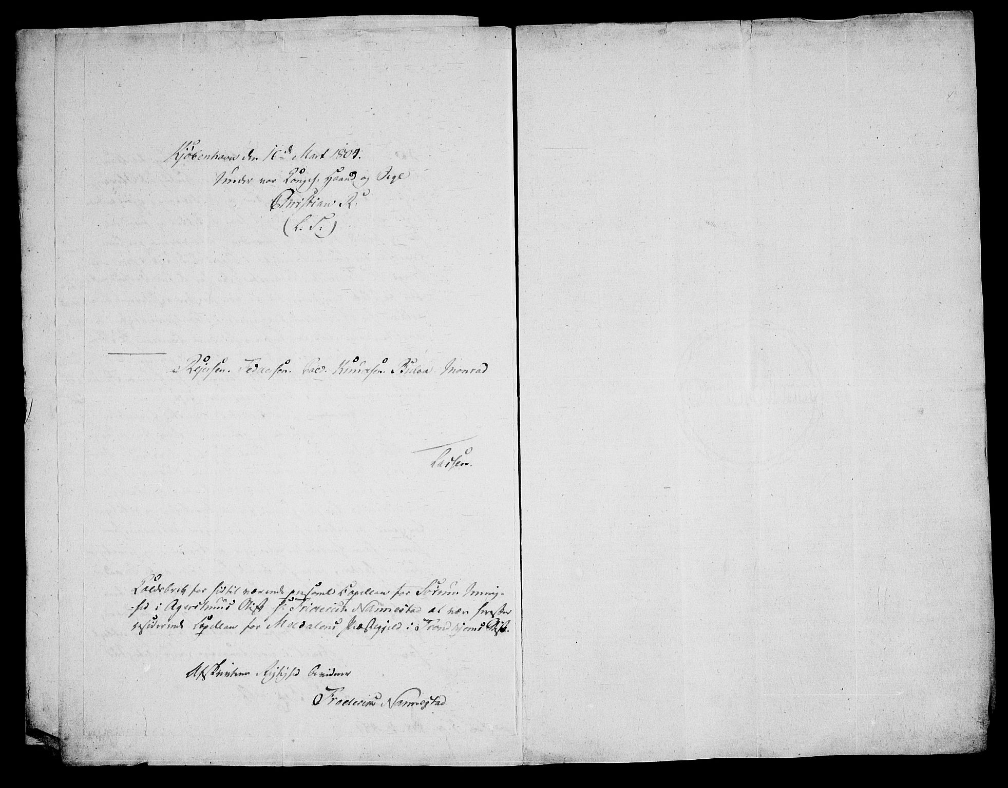 Danske Kanselli, Skapsaker, AV/RA-EA-4061/F/L0118: Skap 16, pakke 49, 1808, p. 29
