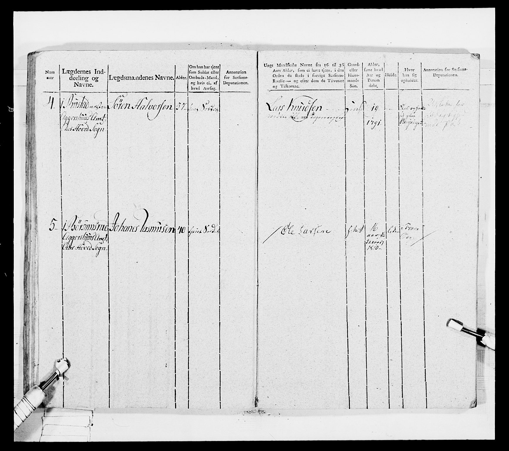 Generalitets- og kommissariatskollegiet, Det kongelige norske kommissariatskollegium, RA/EA-5420/E/Eh/L0034: Nordafjelske gevorbne infanteriregiment, 1810, p. 500