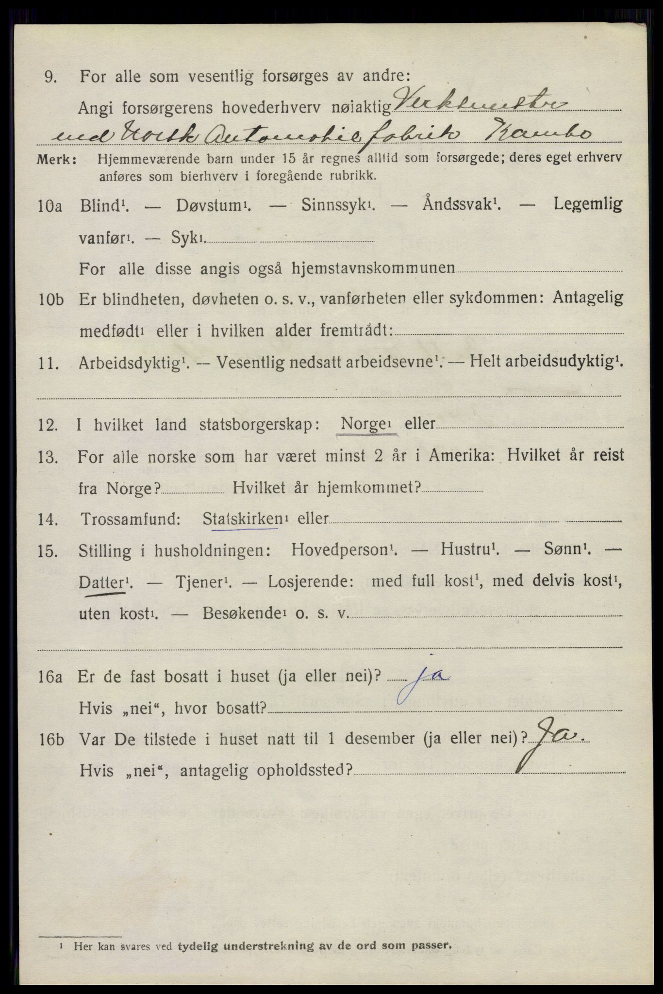 SAO, 1920 census for Moss land district, 1920, p. 7224