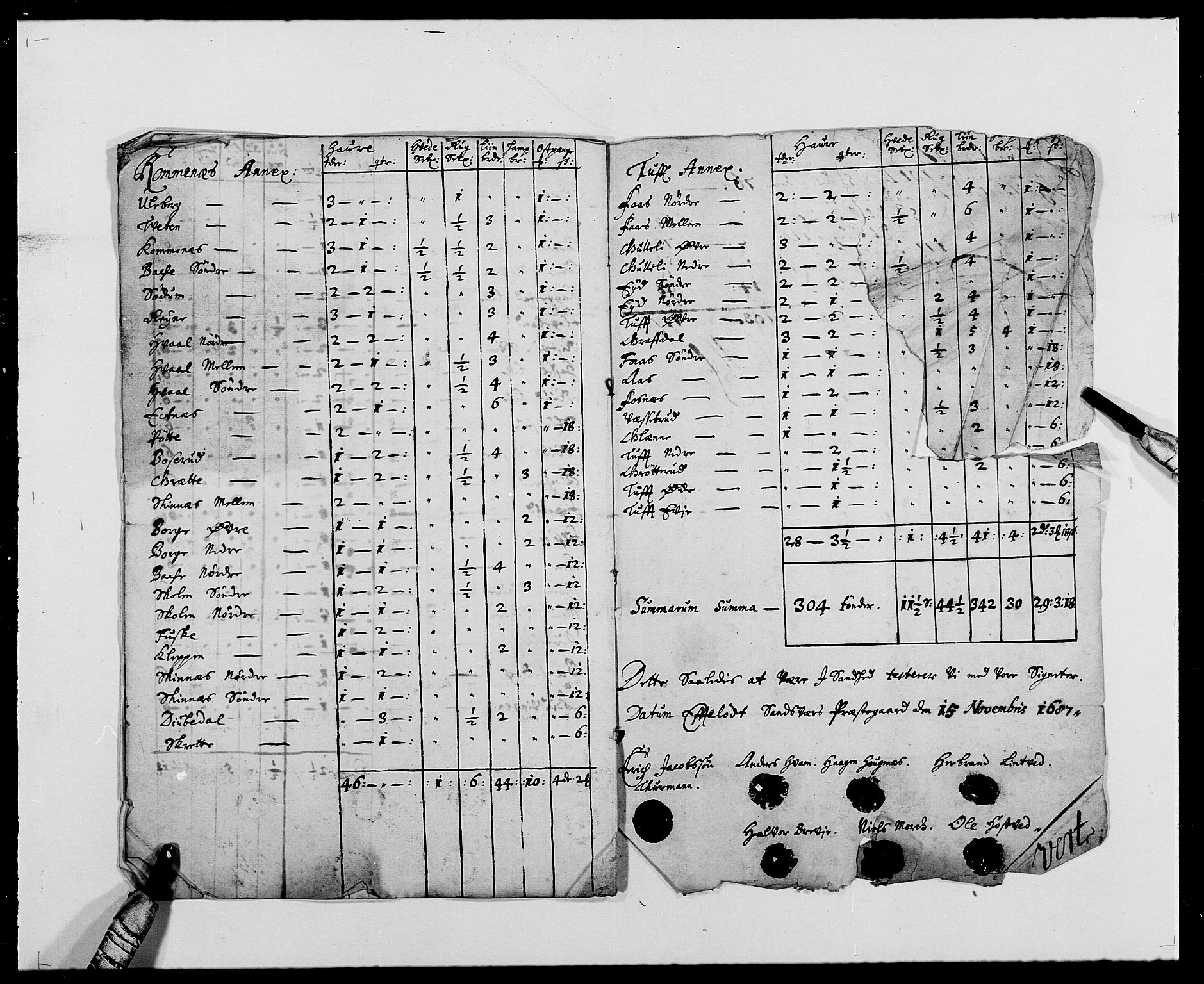 Rentekammeret inntil 1814, Reviderte regnskaper, Fogderegnskap, RA/EA-4092/R24/L1573: Fogderegnskap Numedal og Sandsvær, 1687-1691, p. 186