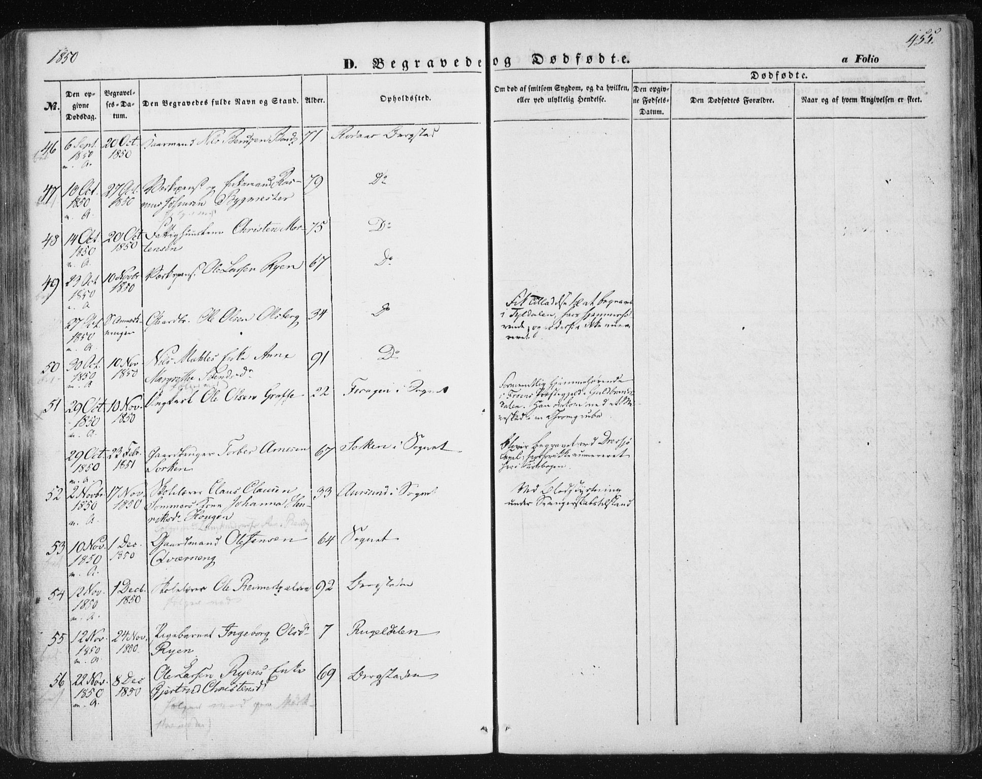Ministerialprotokoller, klokkerbøker og fødselsregistre - Sør-Trøndelag, SAT/A-1456/681/L0931: Parish register (official) no. 681A09, 1845-1859, p. 455