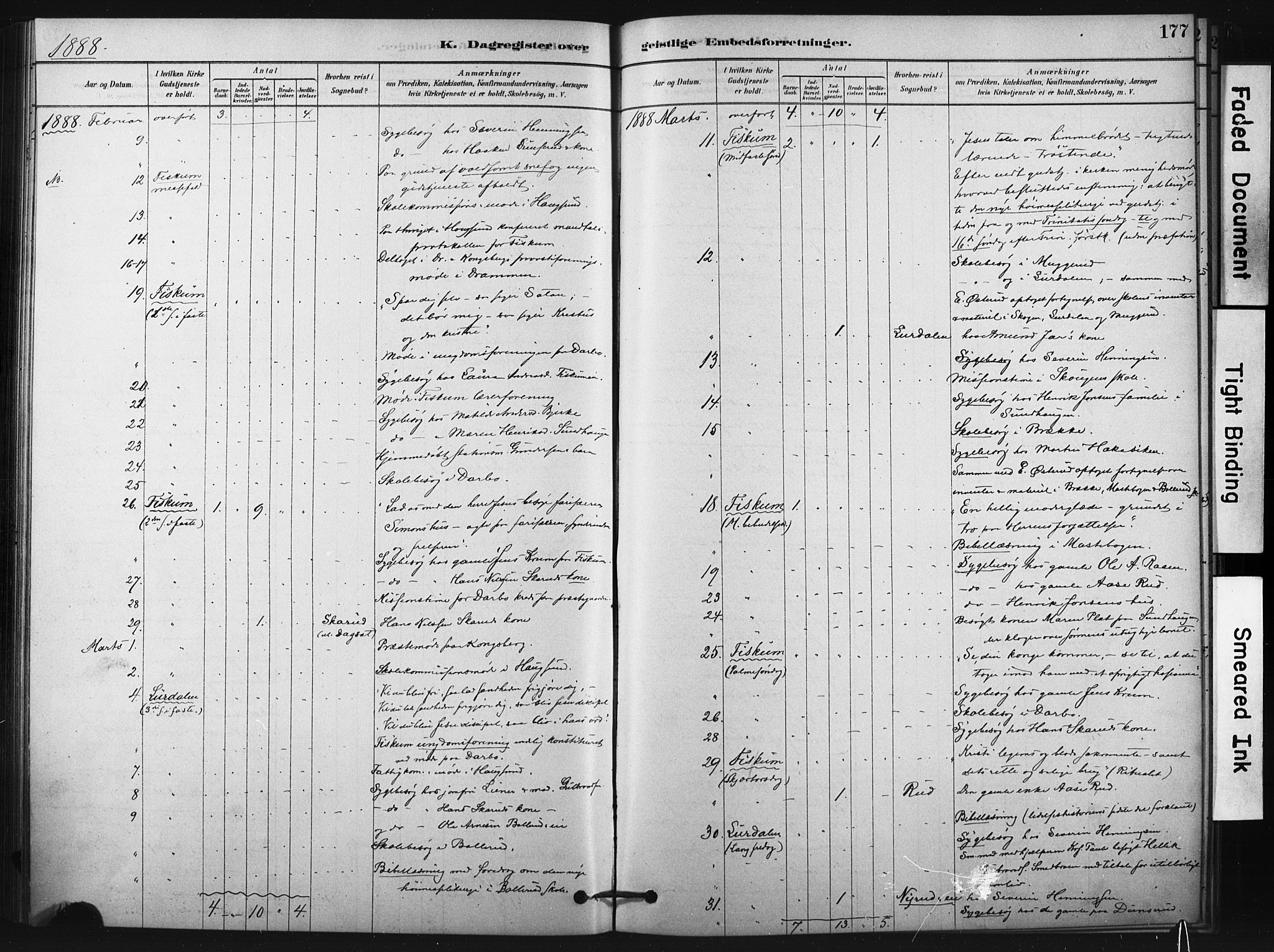 Fiskum kirkebøker, AV/SAKO-A-15/F/Fa/L0002: Parish register (official) no. 2, 1878-1890, p. 177