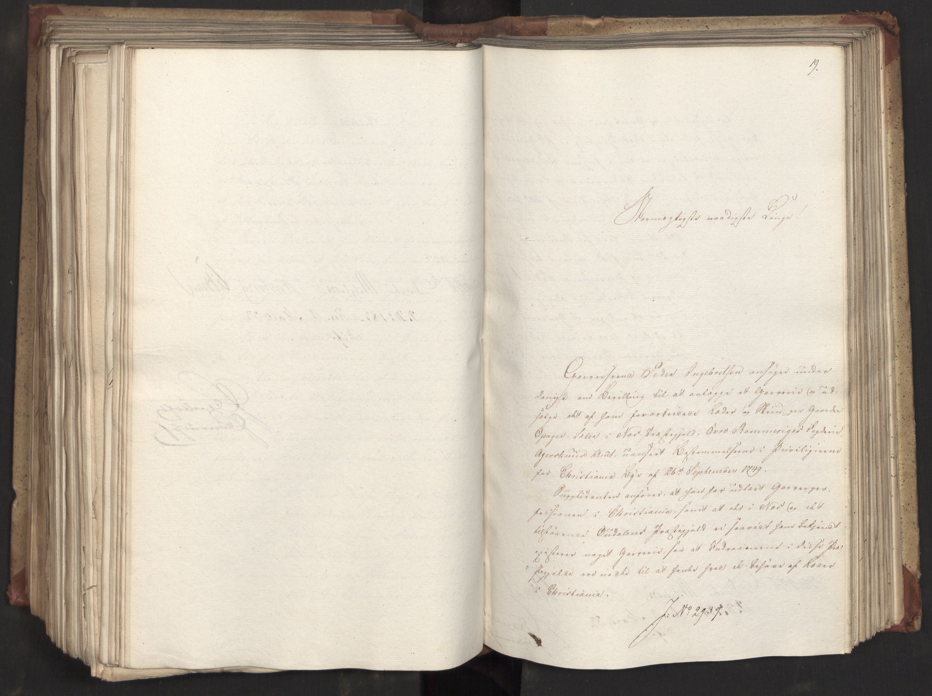 Statsrådsavdelingen i Stockholm, AV/RA-S-1003/D/Da/L0082: Regjeringsinnstillinger nr. 2858-2979, 1833, p. 423