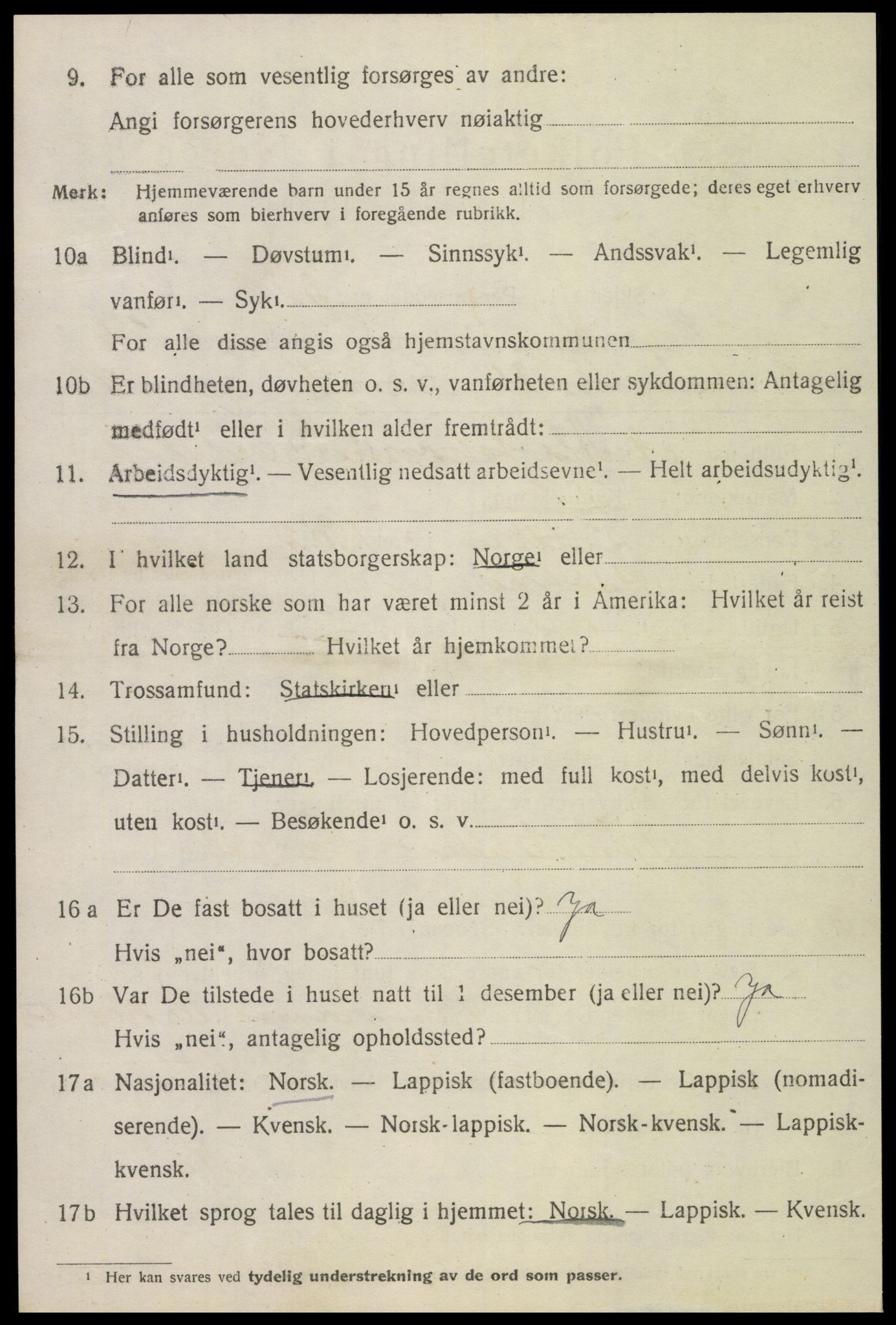 SAT, 1920 census for Egge, 1920, p. 3343