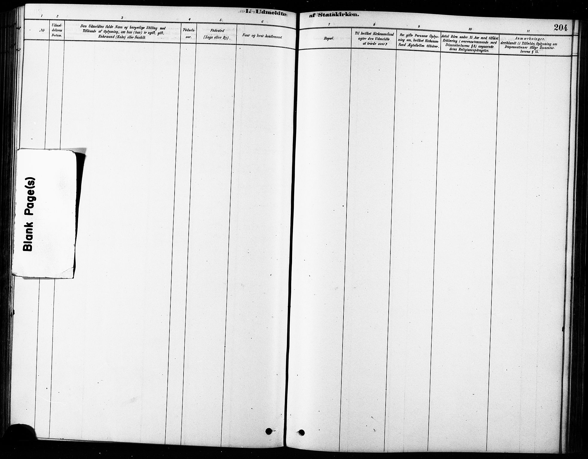 Trondenes sokneprestkontor, AV/SATØ-S-1319/H/Ha/L0015kirke: Parish register (official) no. 15, 1878-1889, p. 204