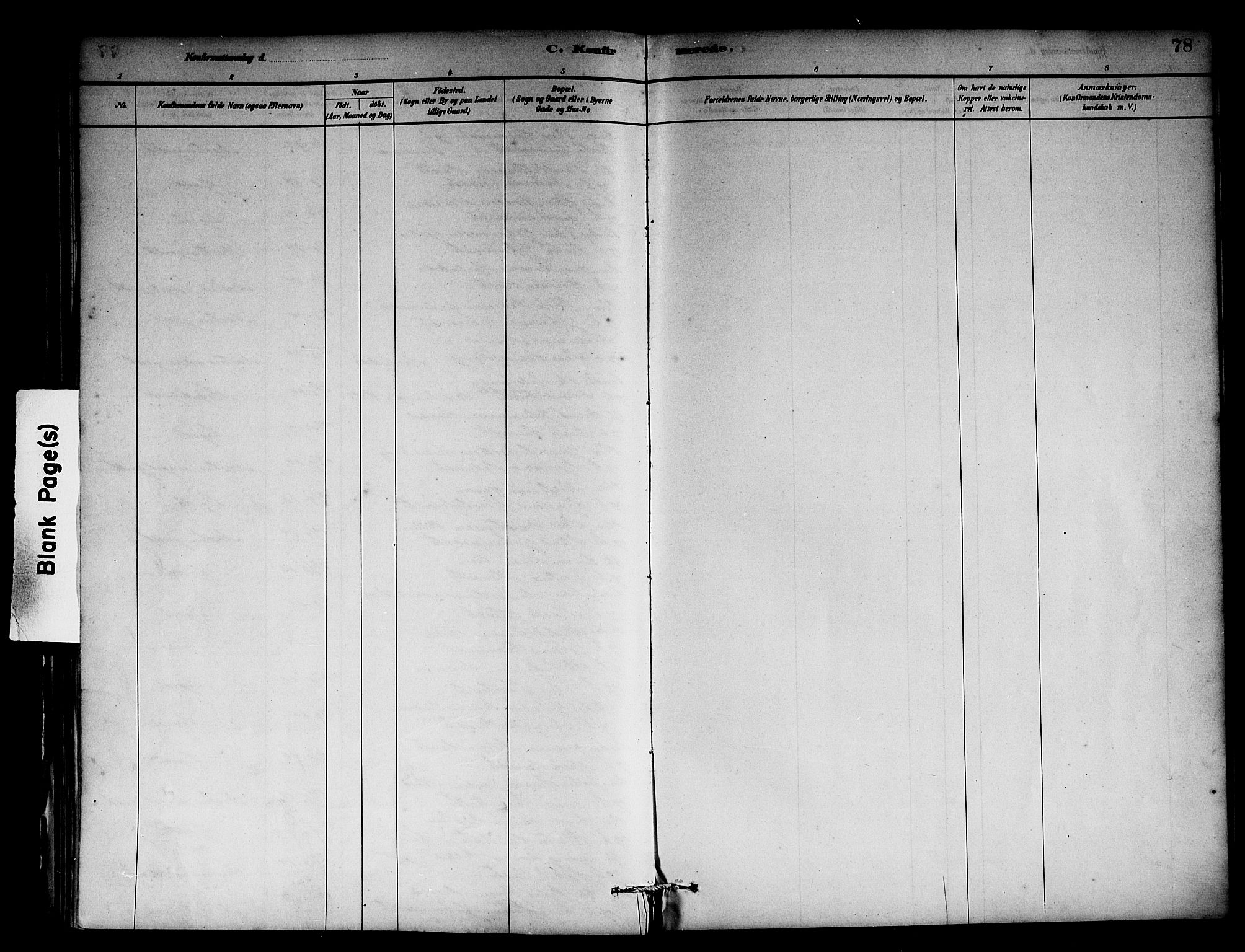 Solund sokneprestembete, SAB/A-81401: Parish register (official) no. A 1, 1881-1902, p. 78