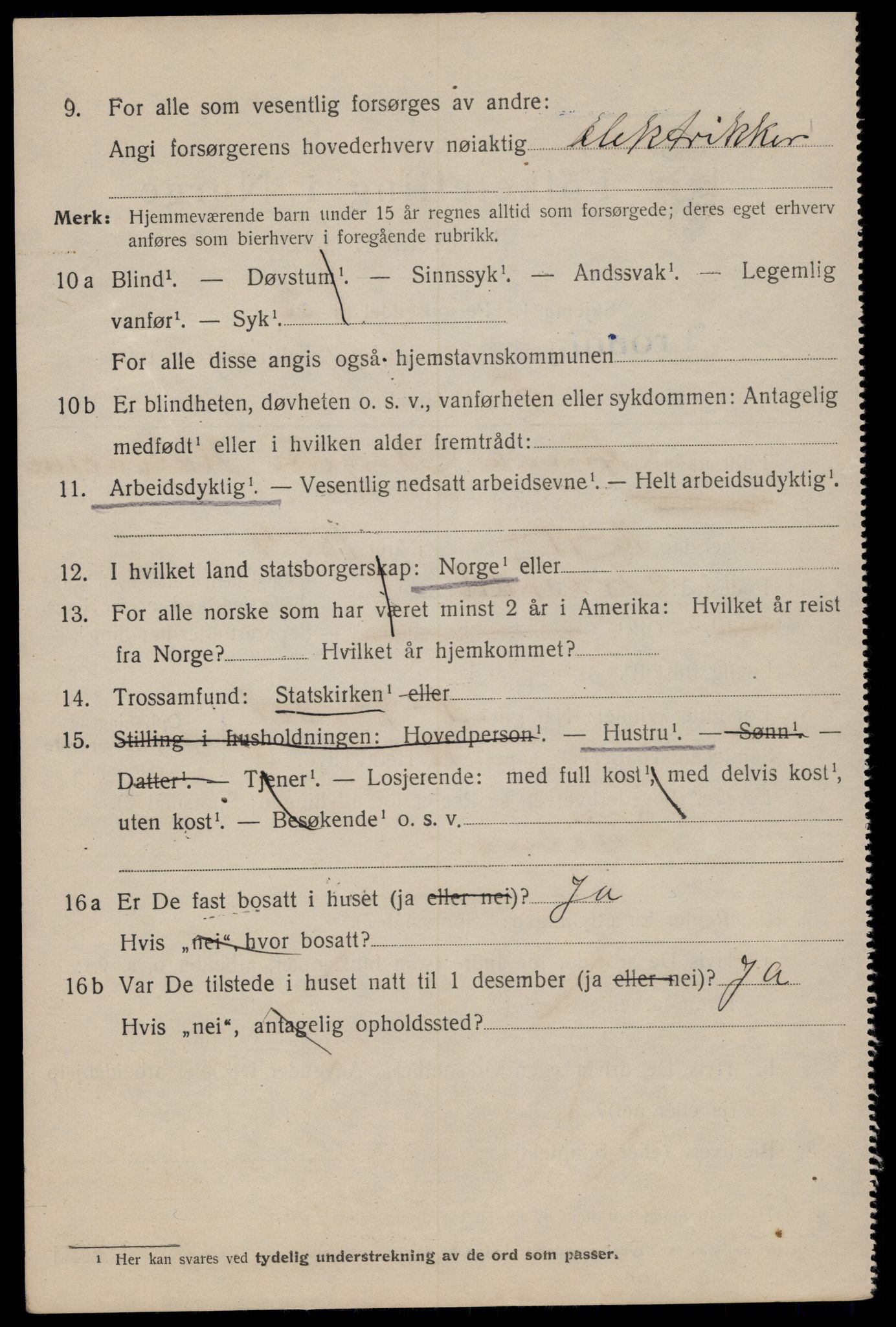 SAT, 1920 census for Trondheim, 1920, p. 59673