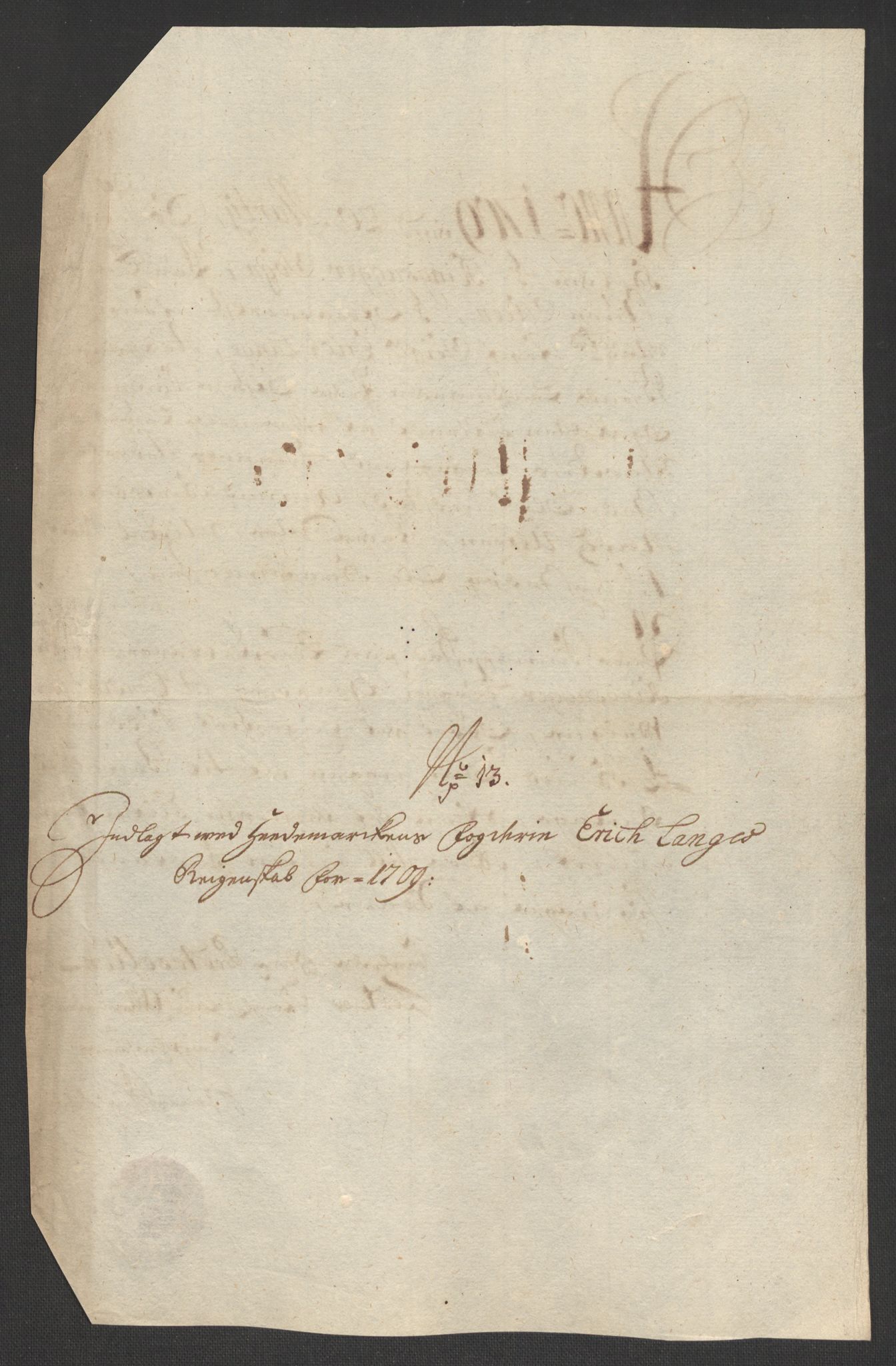 Rentekammeret inntil 1814, Reviderte regnskaper, Fogderegnskap, RA/EA-4092/R16/L1045: Fogderegnskap Hedmark, 1709, p. 290