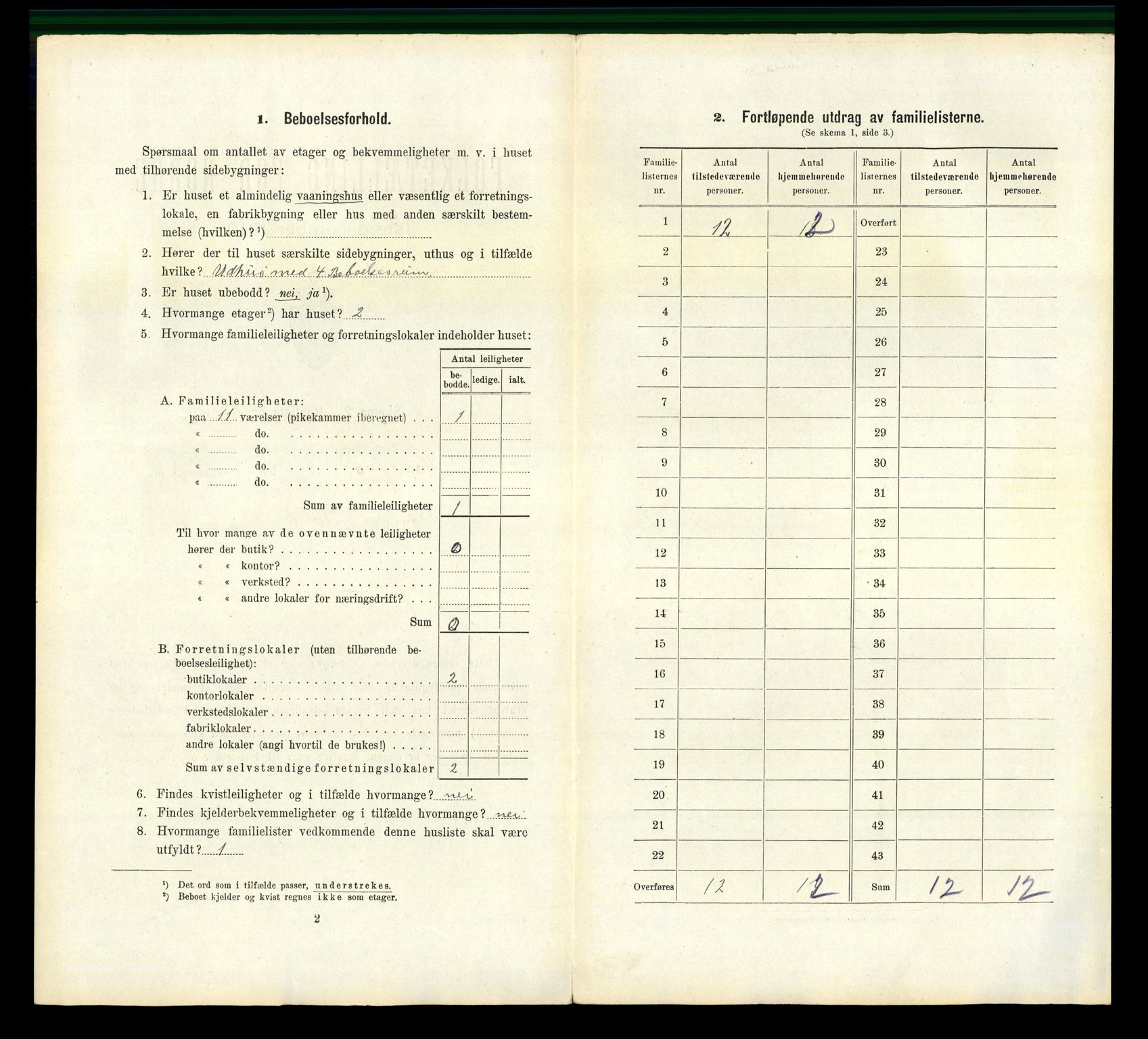 RA, 1910 census for Hønefoss, 1910, p. 720