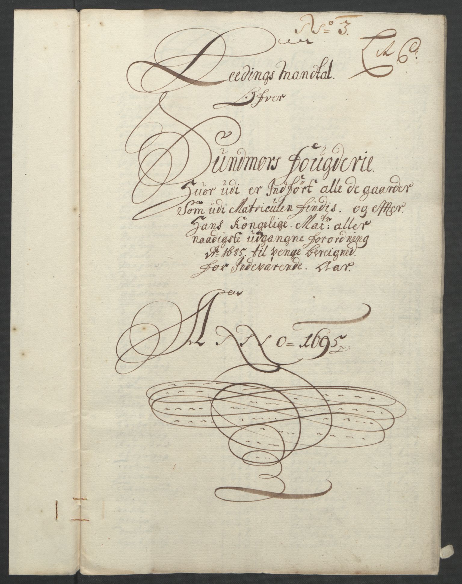 Rentekammeret inntil 1814, Reviderte regnskaper, Fogderegnskap, RA/EA-4092/R54/L3555: Fogderegnskap Sunnmøre, 1694-1695, p. 245