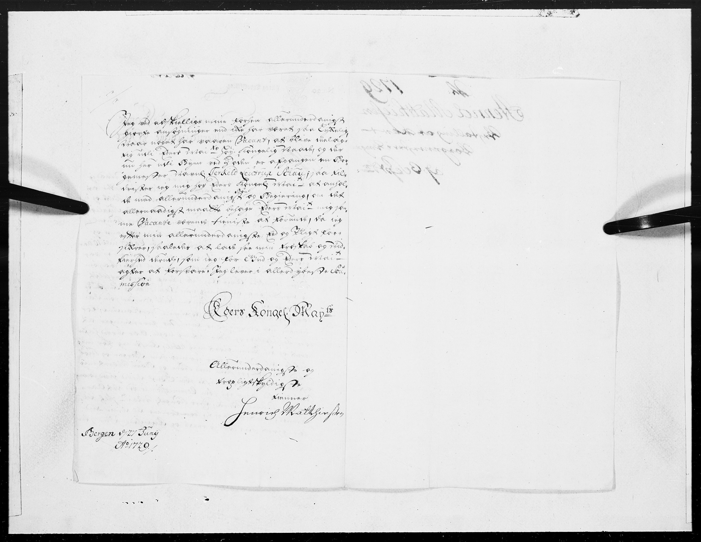 Danske Kanselli 1572-1799, RA/EA-3023/F/Fc/Fcc/Fcca/L0105: Norske innlegg 1572-1799, 1729, p. 144