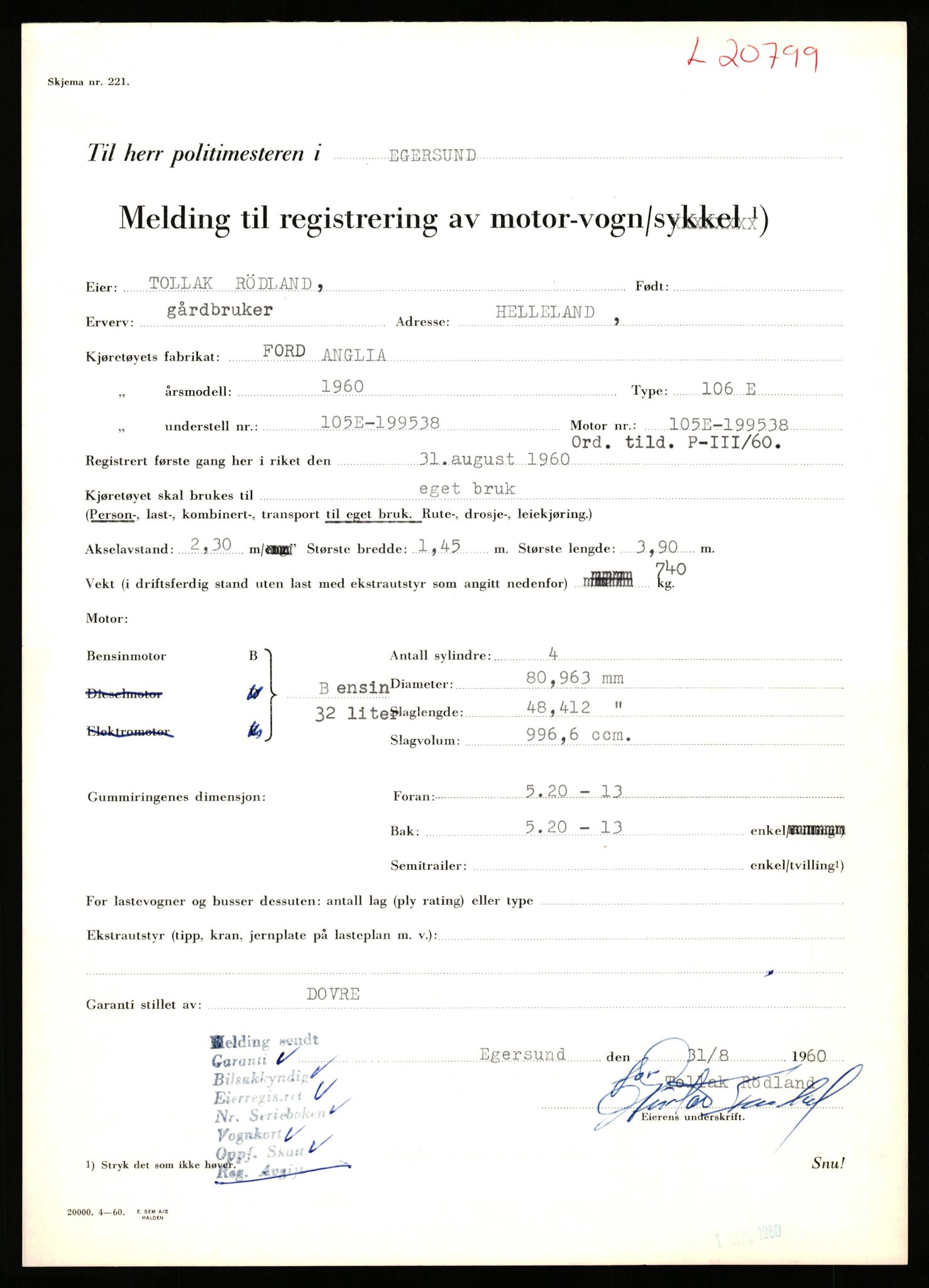 Stavanger trafikkstasjon, AV/SAST-A-101942/0/F/L0037: L-20500 - L-21499, 1930-1971, p. 1043