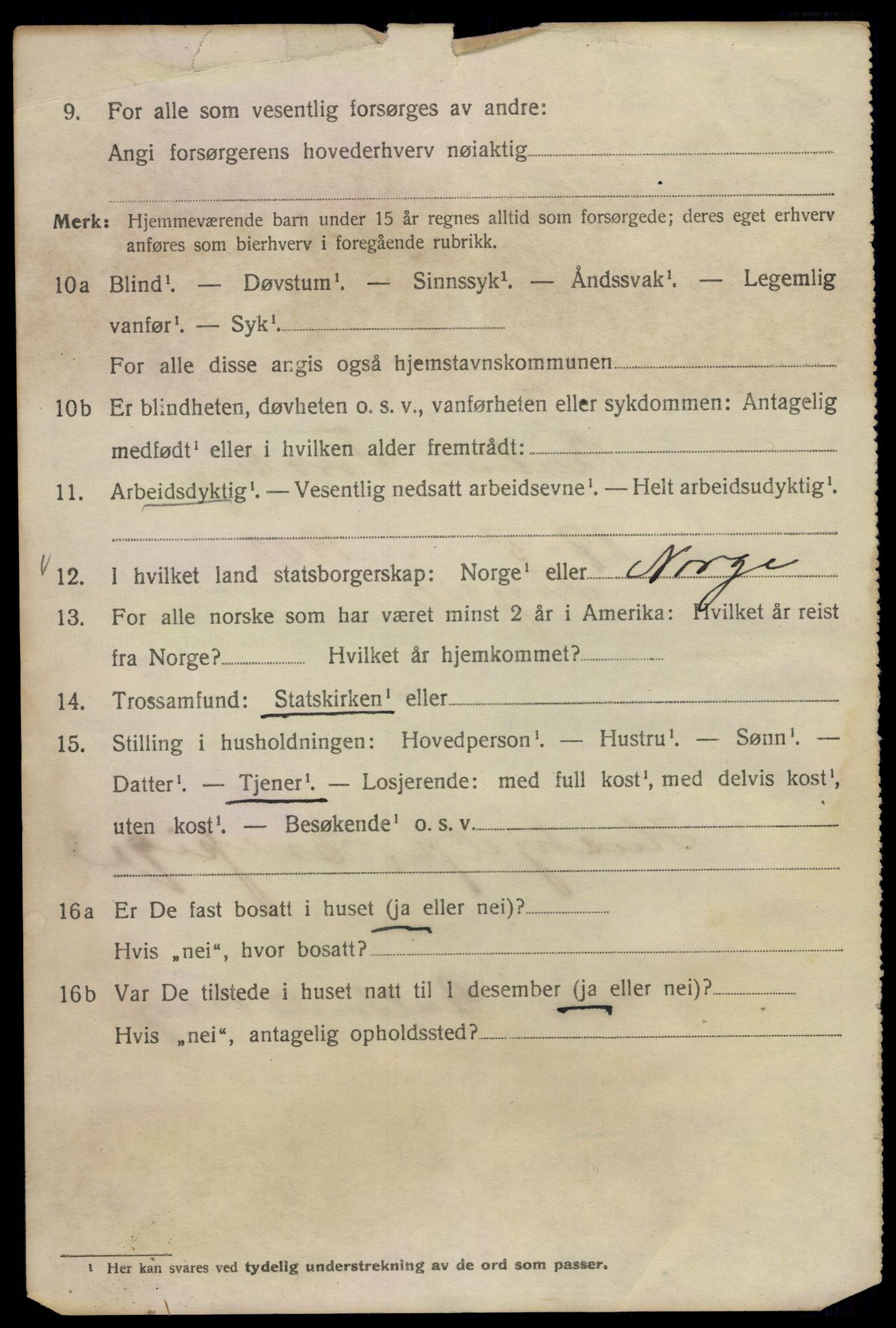 SAO, 1920 census for Kristiania, 1920, p. 581620