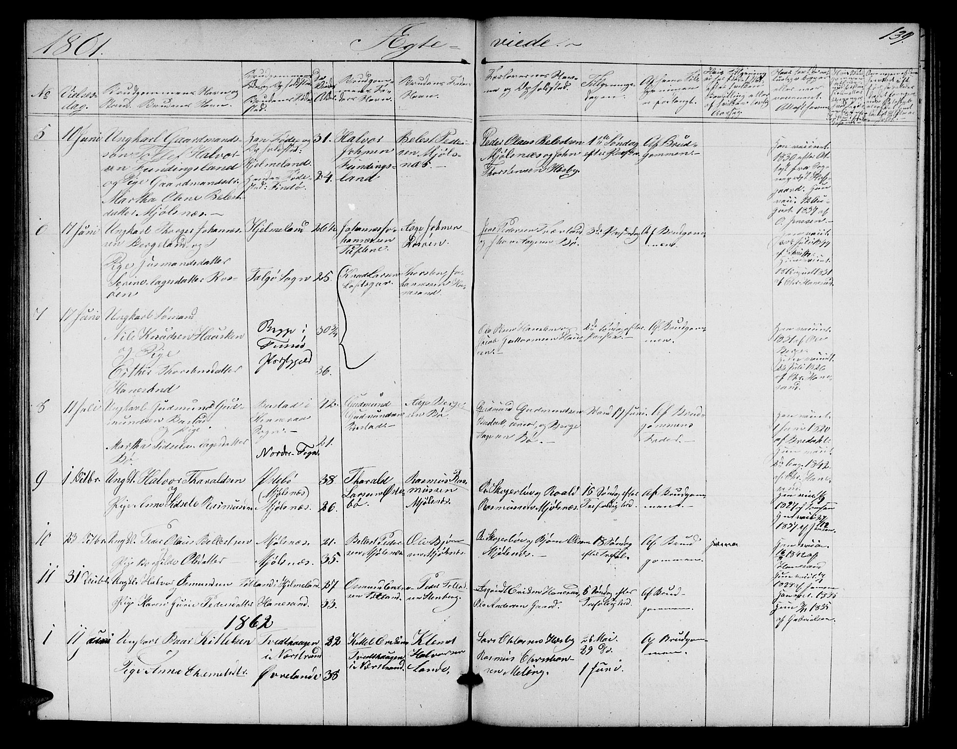 Finnøy sokneprestkontor, AV/SAST-A-101825/H/Ha/Hab/L0002: Parish register (copy) no. B 2, 1857-1878, p. 139