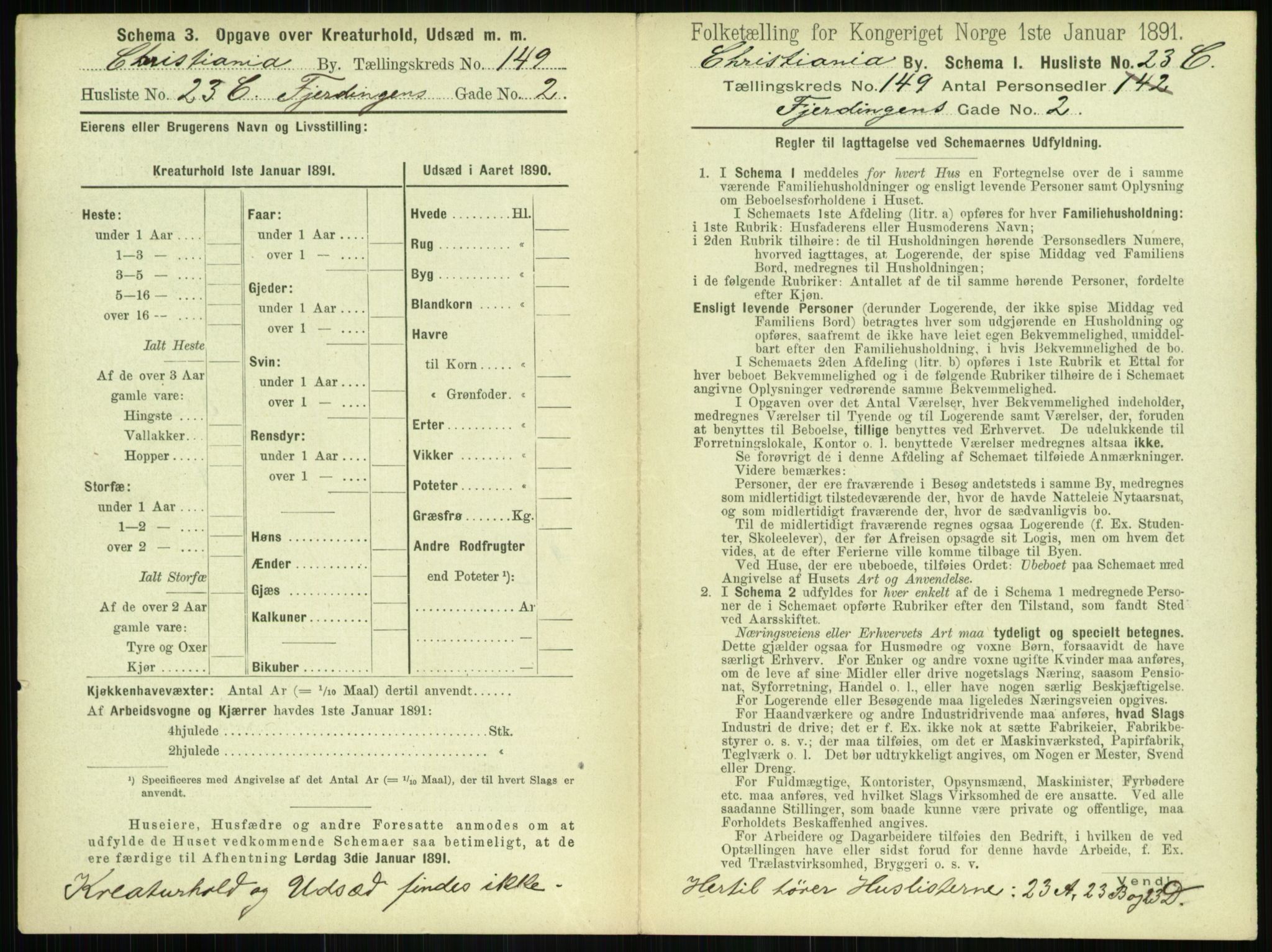 RA, 1891 census for 0301 Kristiania, 1891, p. 83143