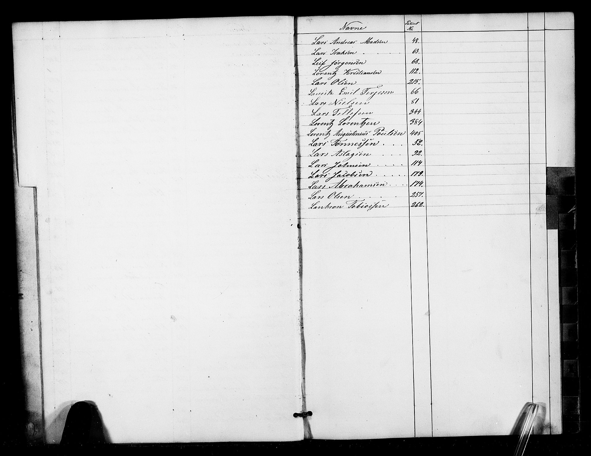 Lillesand mønstringskrets, SAK/2031-0014/F/Fa/L0001: Annotasjonsrulle nr 1-436 med register, W-7, 1860-1872, p. 9