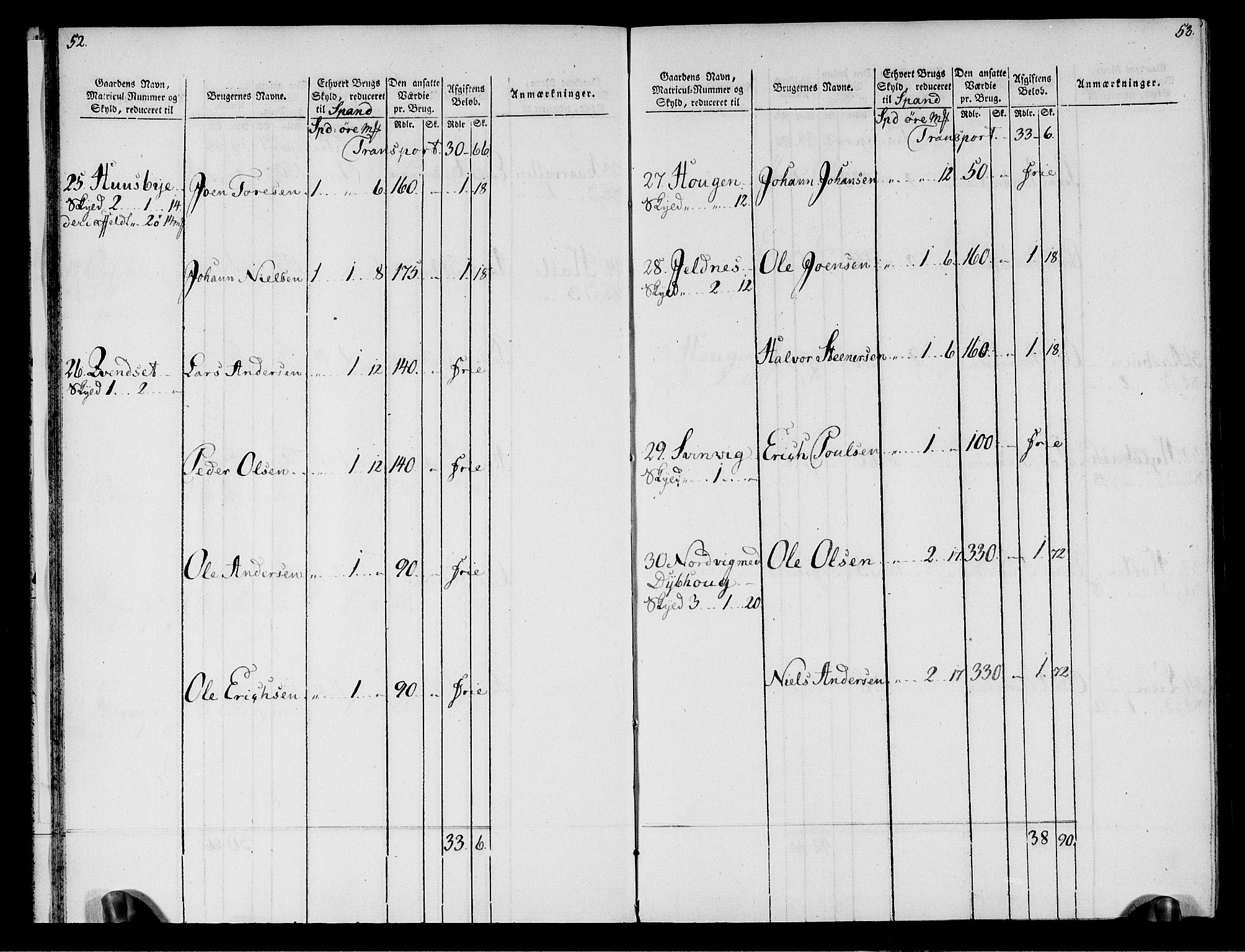 Rentekammeret inntil 1814, Realistisk ordnet avdeling, AV/RA-EA-4070/N/Ne/Nea/L0133: Nordmøre fogderi. Oppebørselsregister, 1803, p. 28