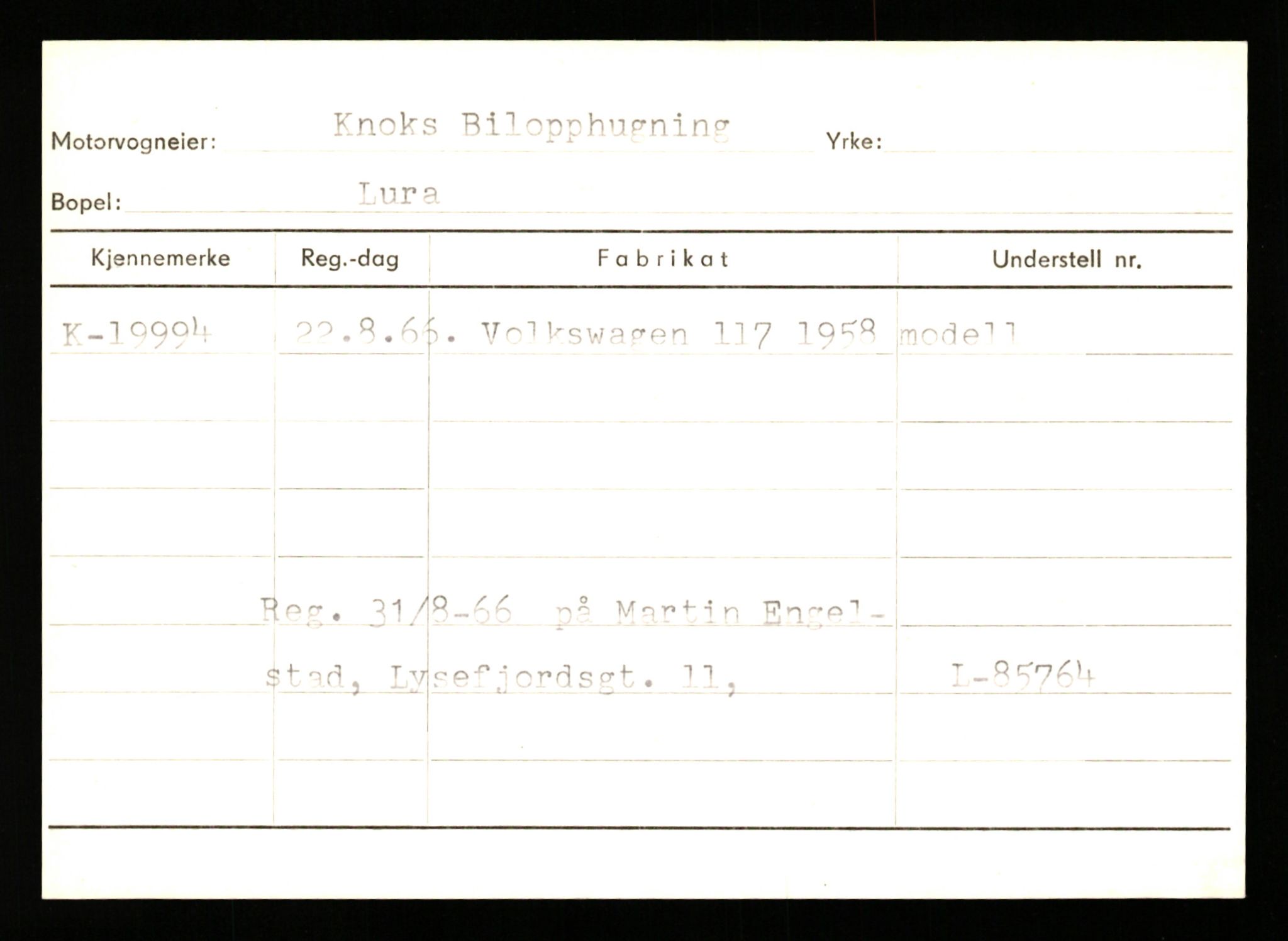 Stavanger trafikkstasjon, AV/SAST-A-101942/0/G/L0004: Registreringsnummer: 15497 - 22957, 1930-1971, p. 1986