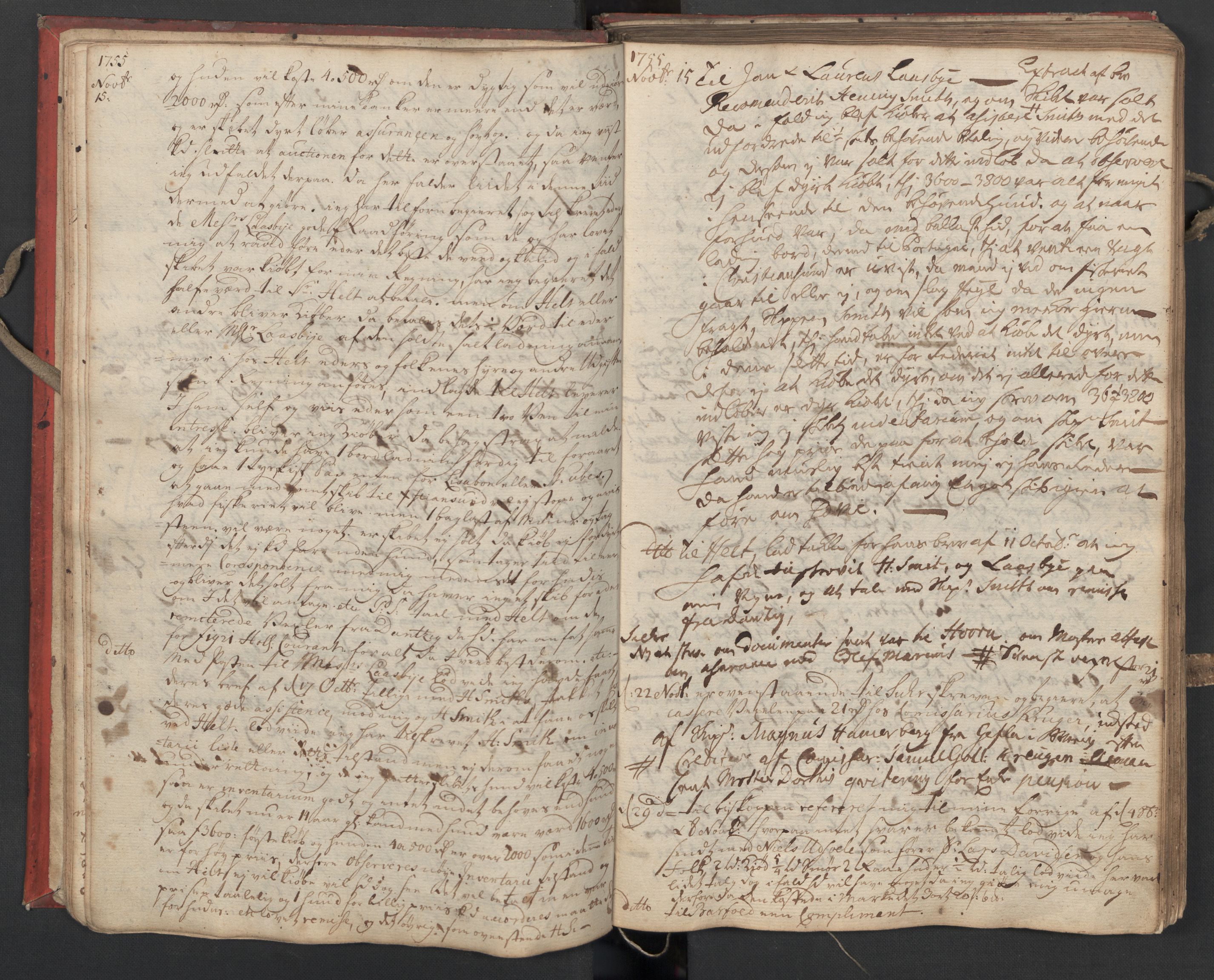 Pa 0119 - Smith, Lauritz Andersen og Lauritz Lauritzen, SAST/A-100231/O/L0002: Kopibok, 1755-1766, p. 15