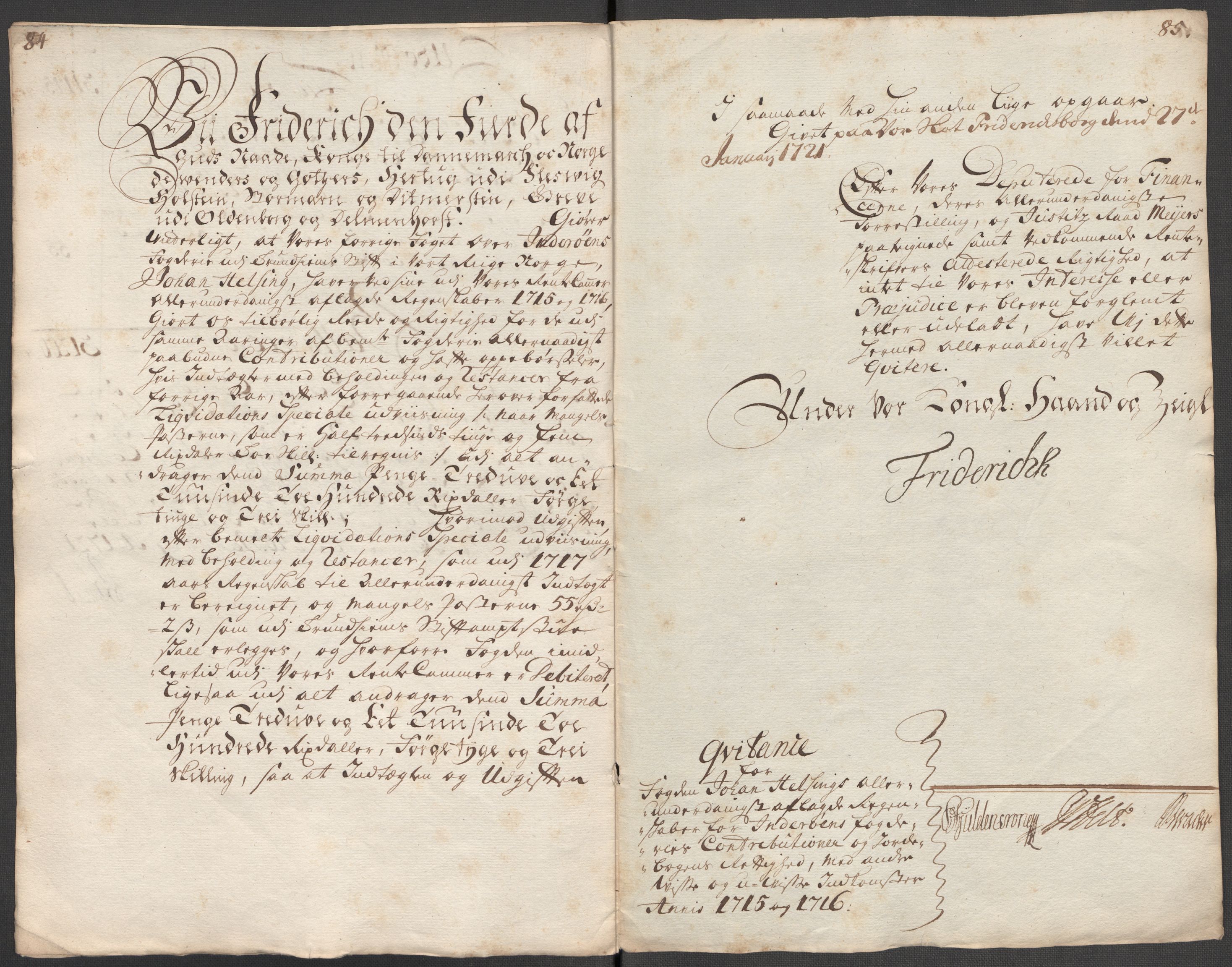 Rentekammeret inntil 1814, Reviderte regnskaper, Fogderegnskap, RA/EA-4092/R63/L4324: Fogderegnskap Inderøy, 1716, p. 13